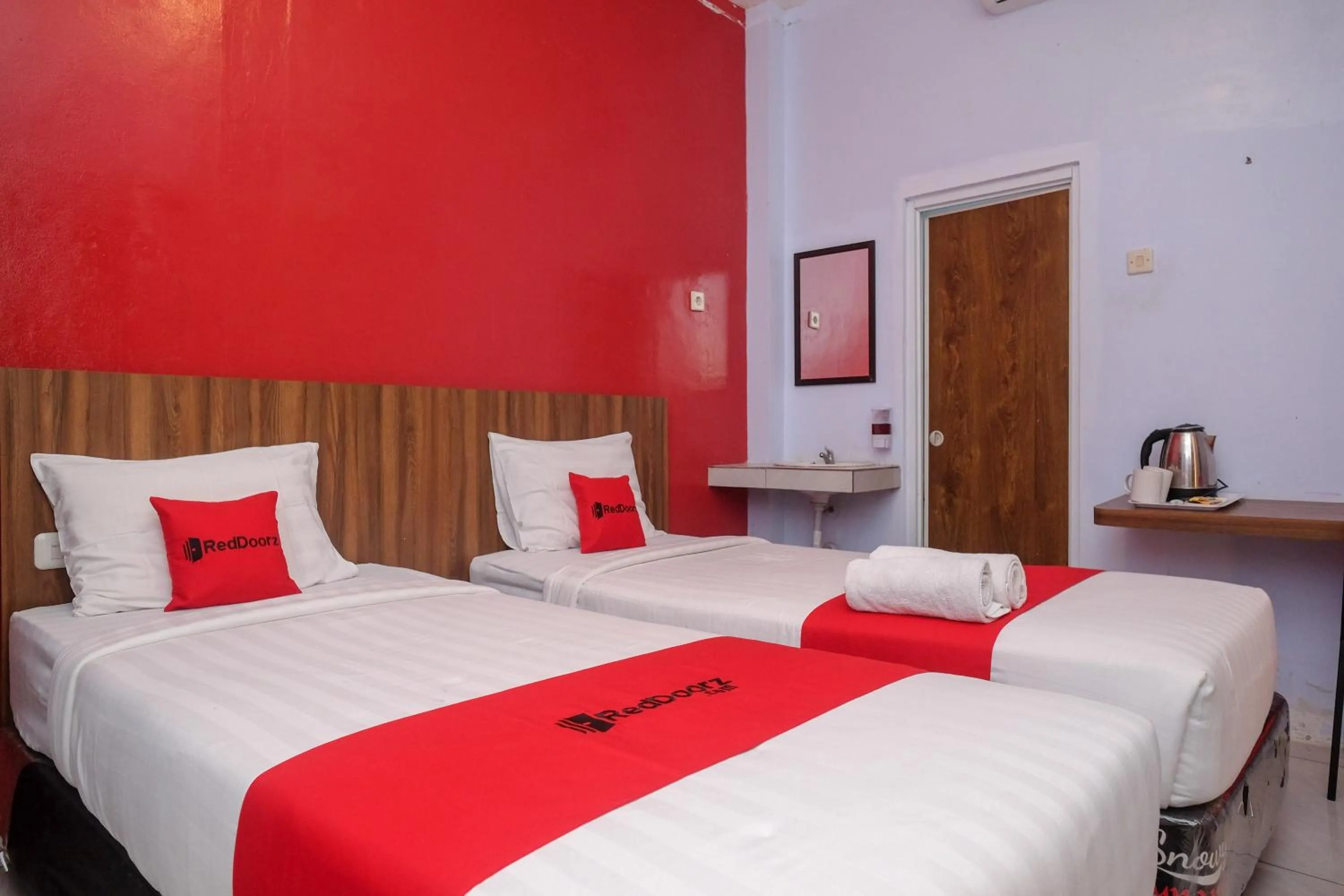 Bed in RedDoorz At Pondok Eyang Obi Sleman