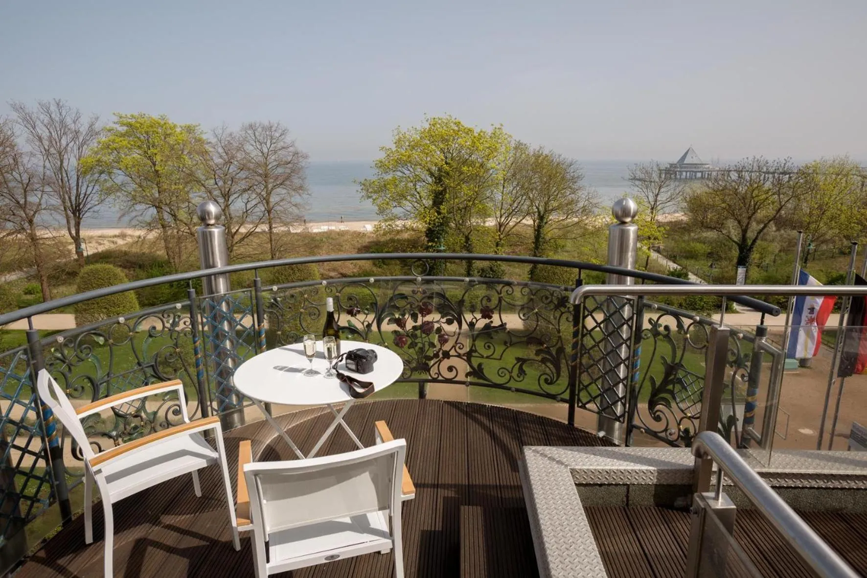 Balcony/Terrace in Hotel Kaiserhof Heringsdorf