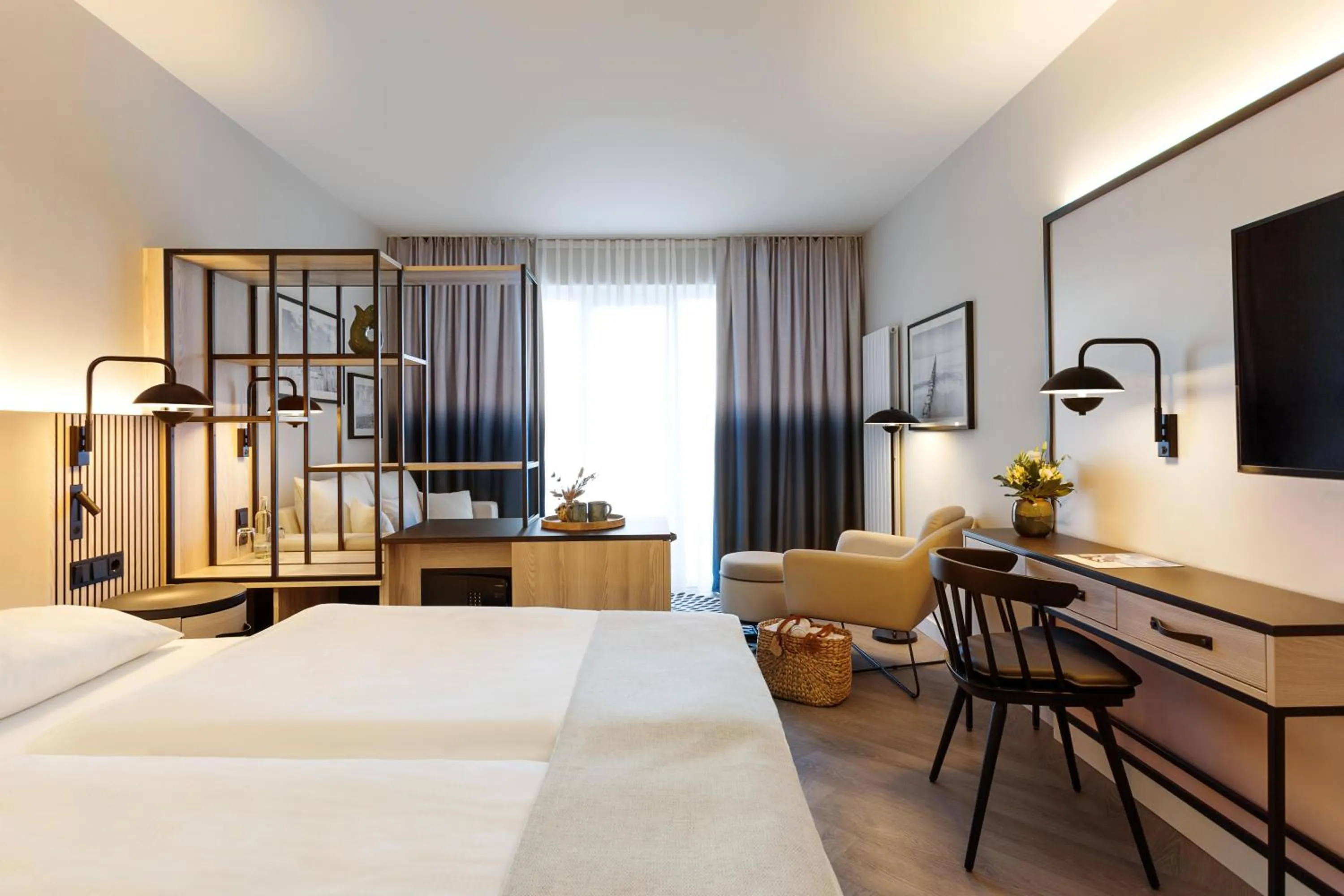 Photo of the whole room, Bed in Hotel Kaiserhof Heringsdorf