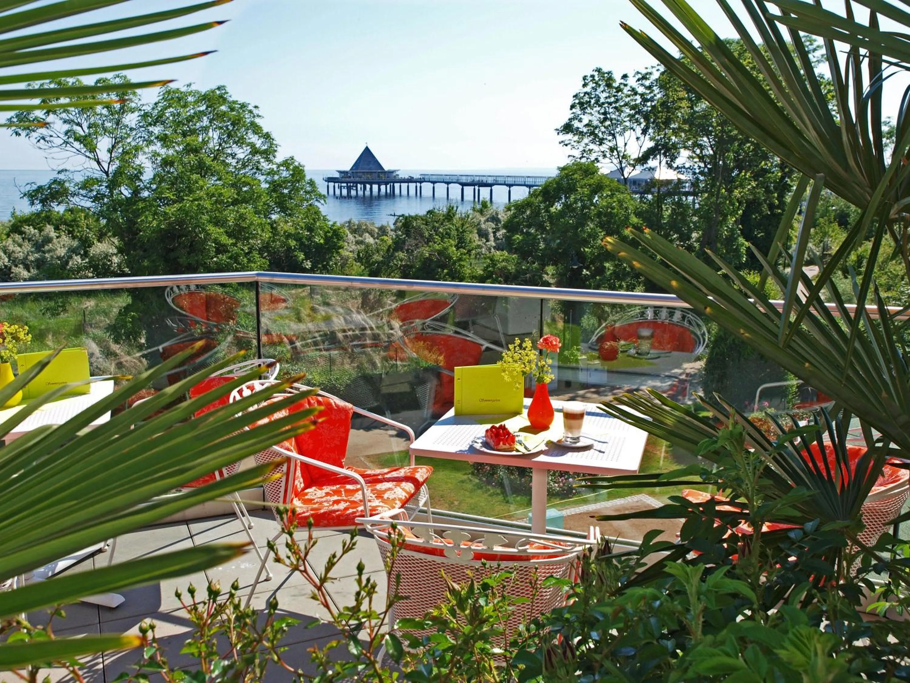 Balcony/Terrace in Hotel Kaiserhof Heringsdorf