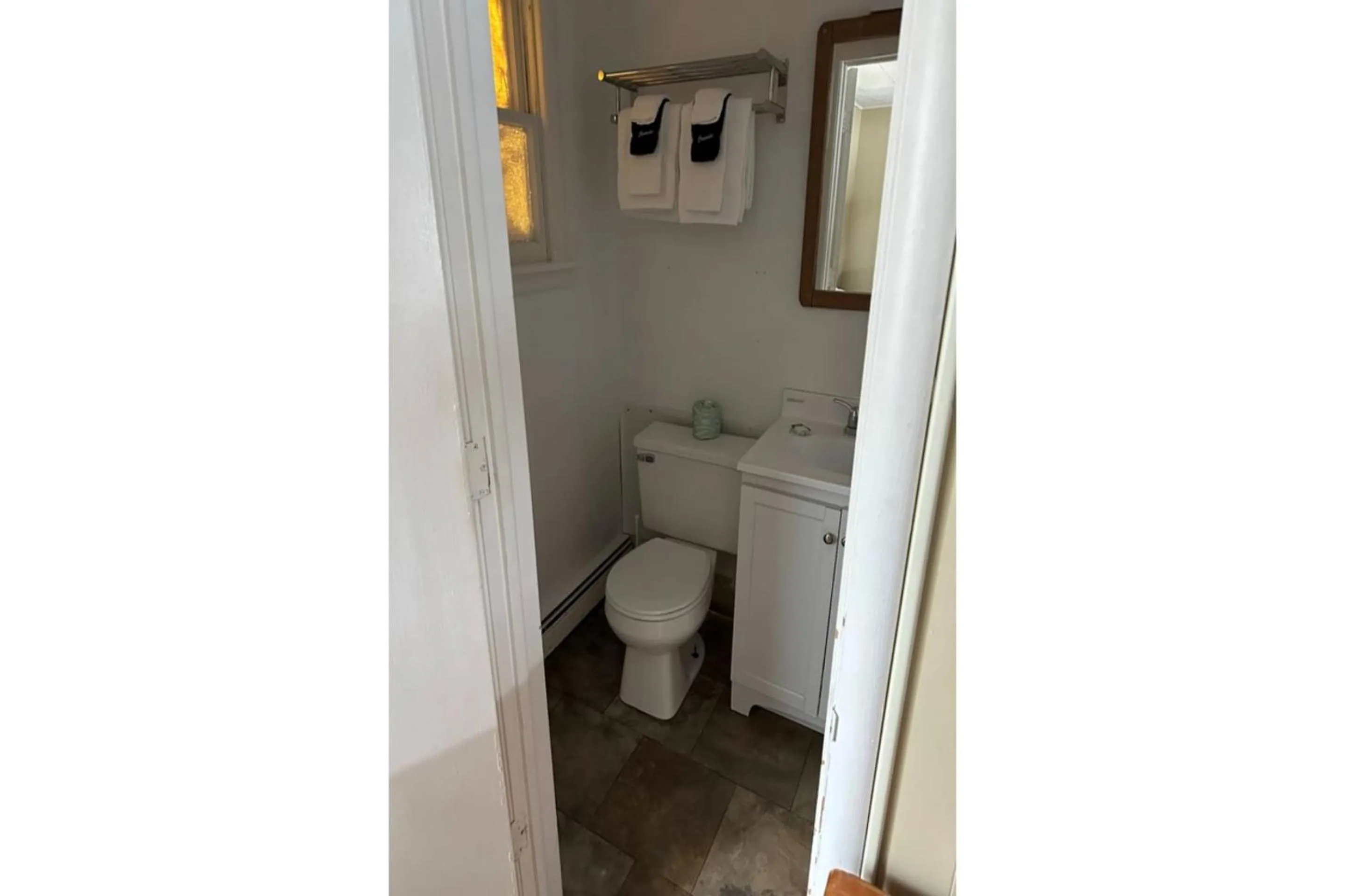 Bathroom in Love Hotels Timberline By OYO Lake Superior