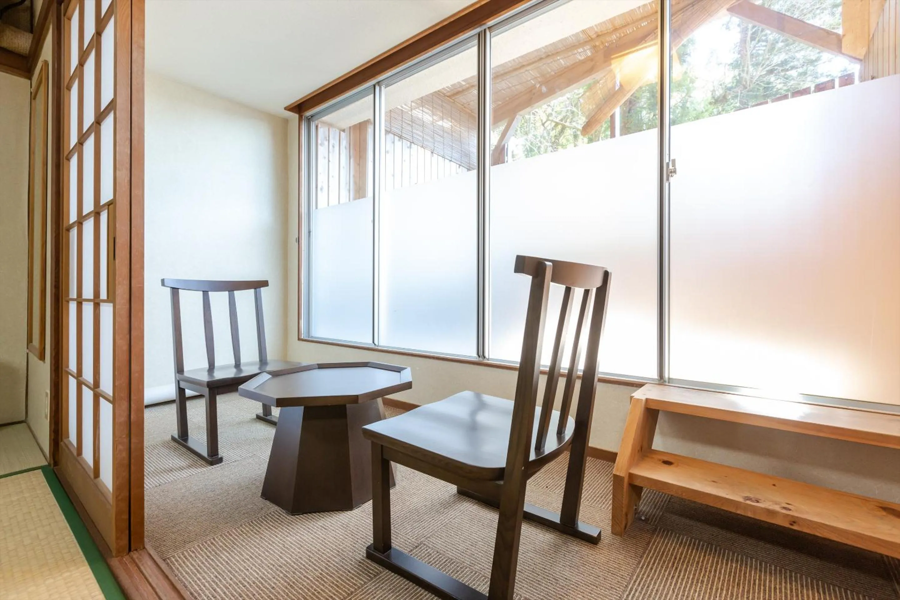 Seating Area in Tabist Spa Yubara Okayama Yubaraonsen
