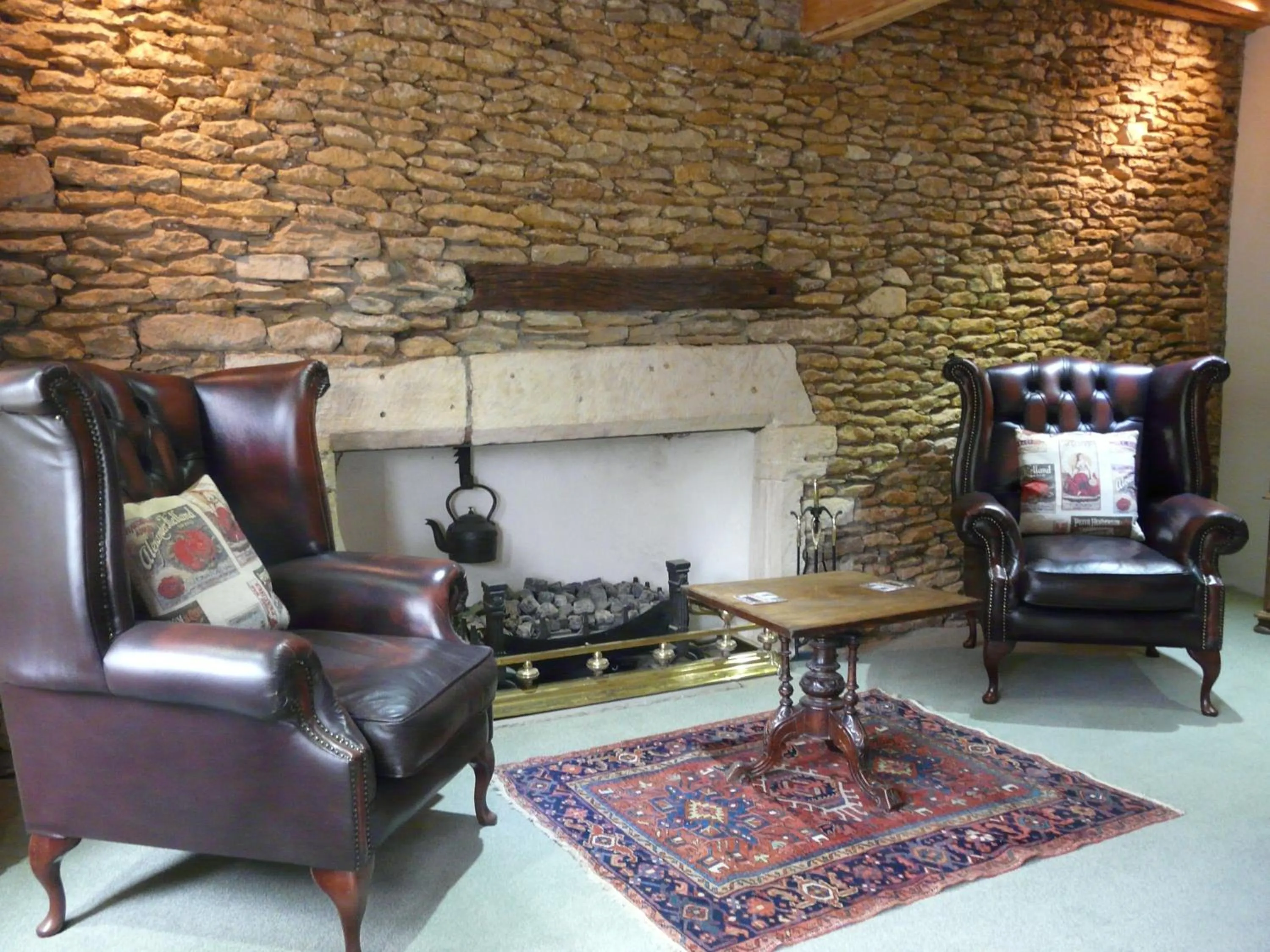 Seating area in Swan Inn Lechlade