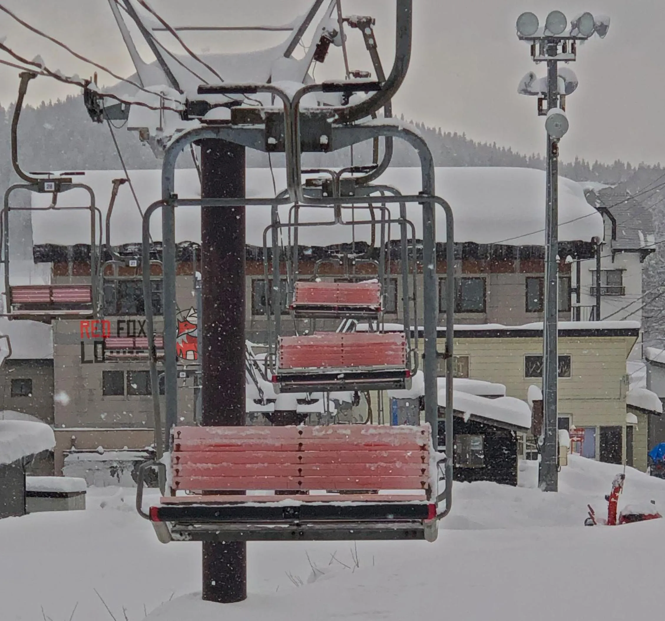Skiing in Red Fox Lodge Myoko