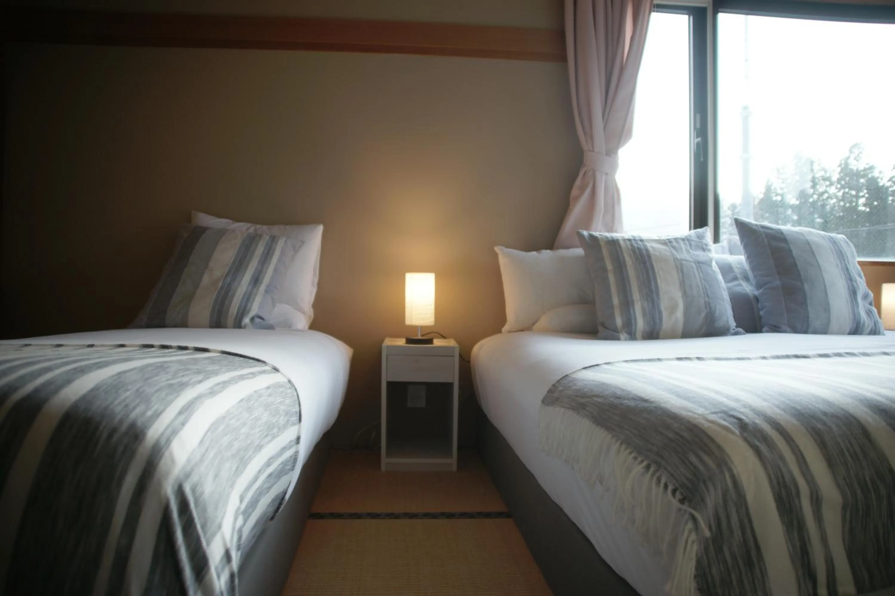 Bedroom, Bed in Red Fox Lodge Myoko