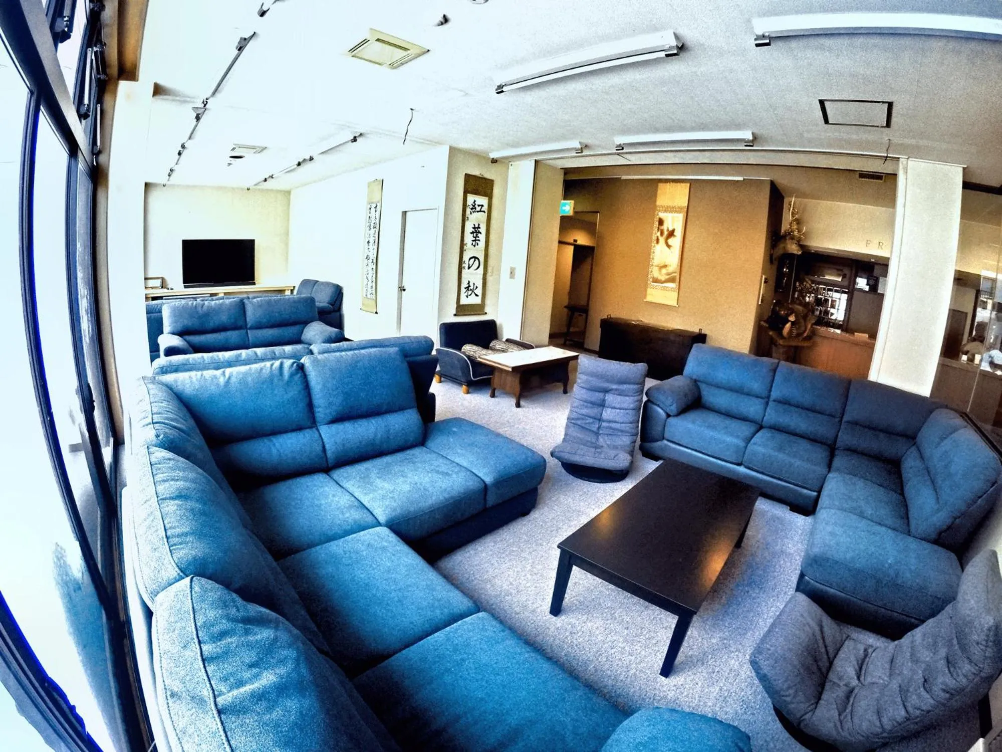 Living room in Red Fox Lodge Myoko