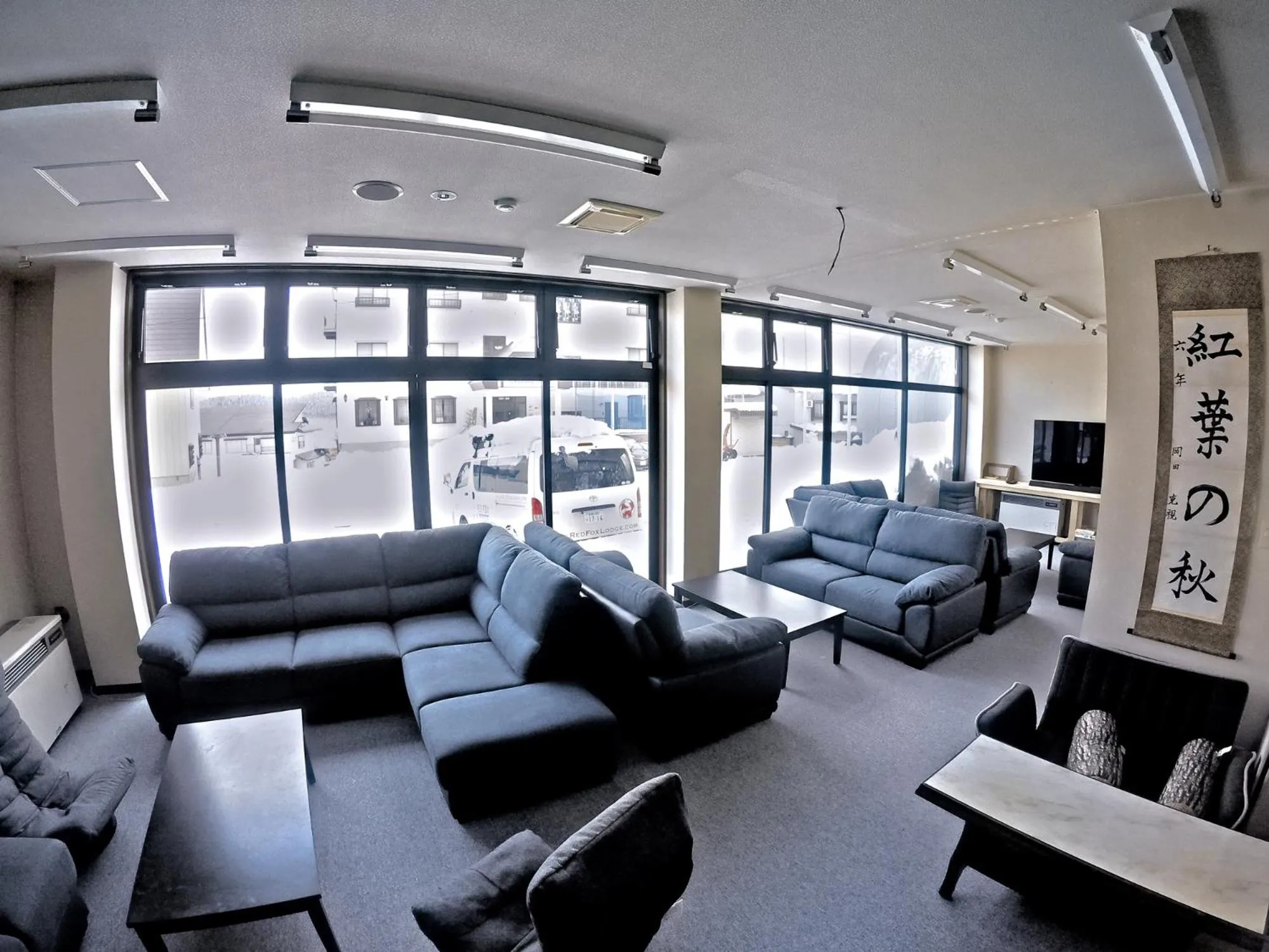 Living room in Red Fox Lodge Myoko