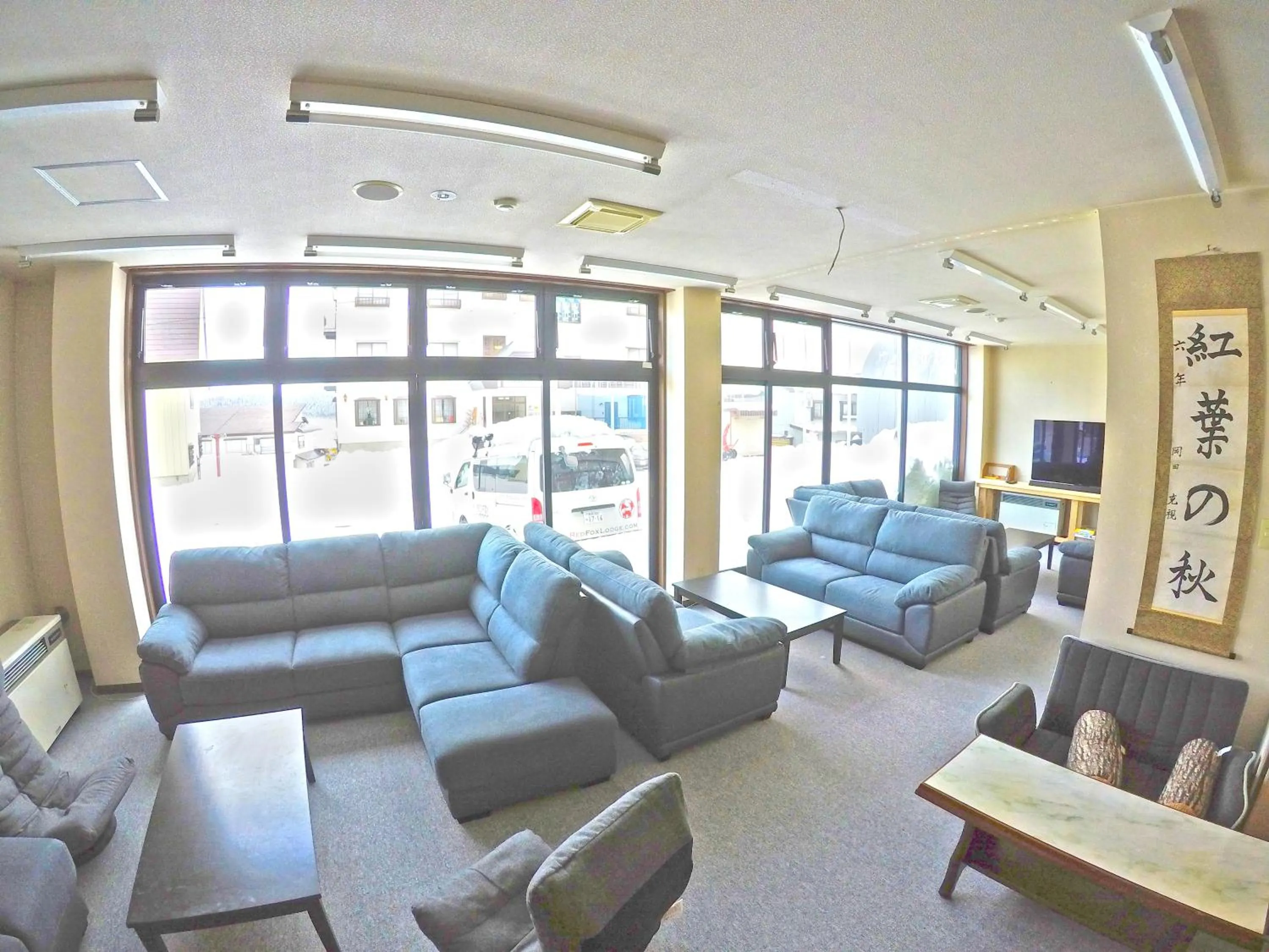 Living room in Red Fox Lodge Myoko