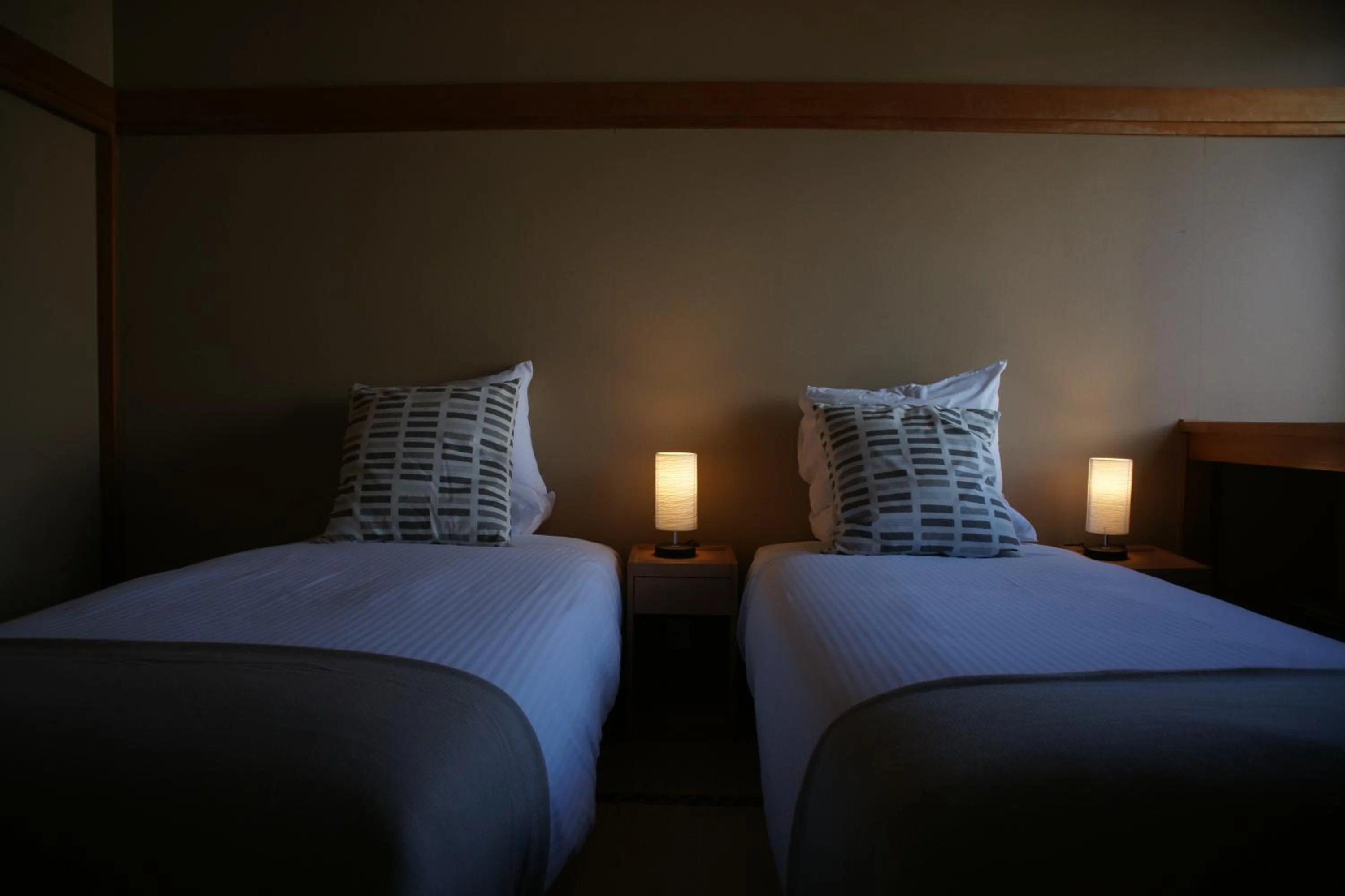 Bed in Red Fox Lodge Myoko