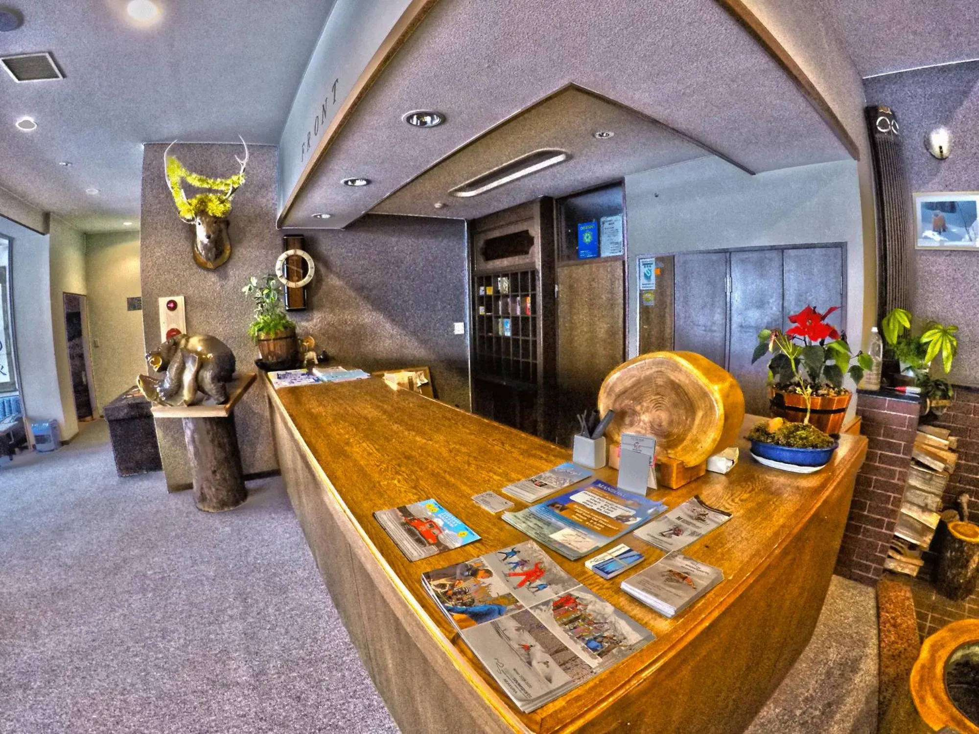 Lobby or reception in Red Fox Lodge Myoko