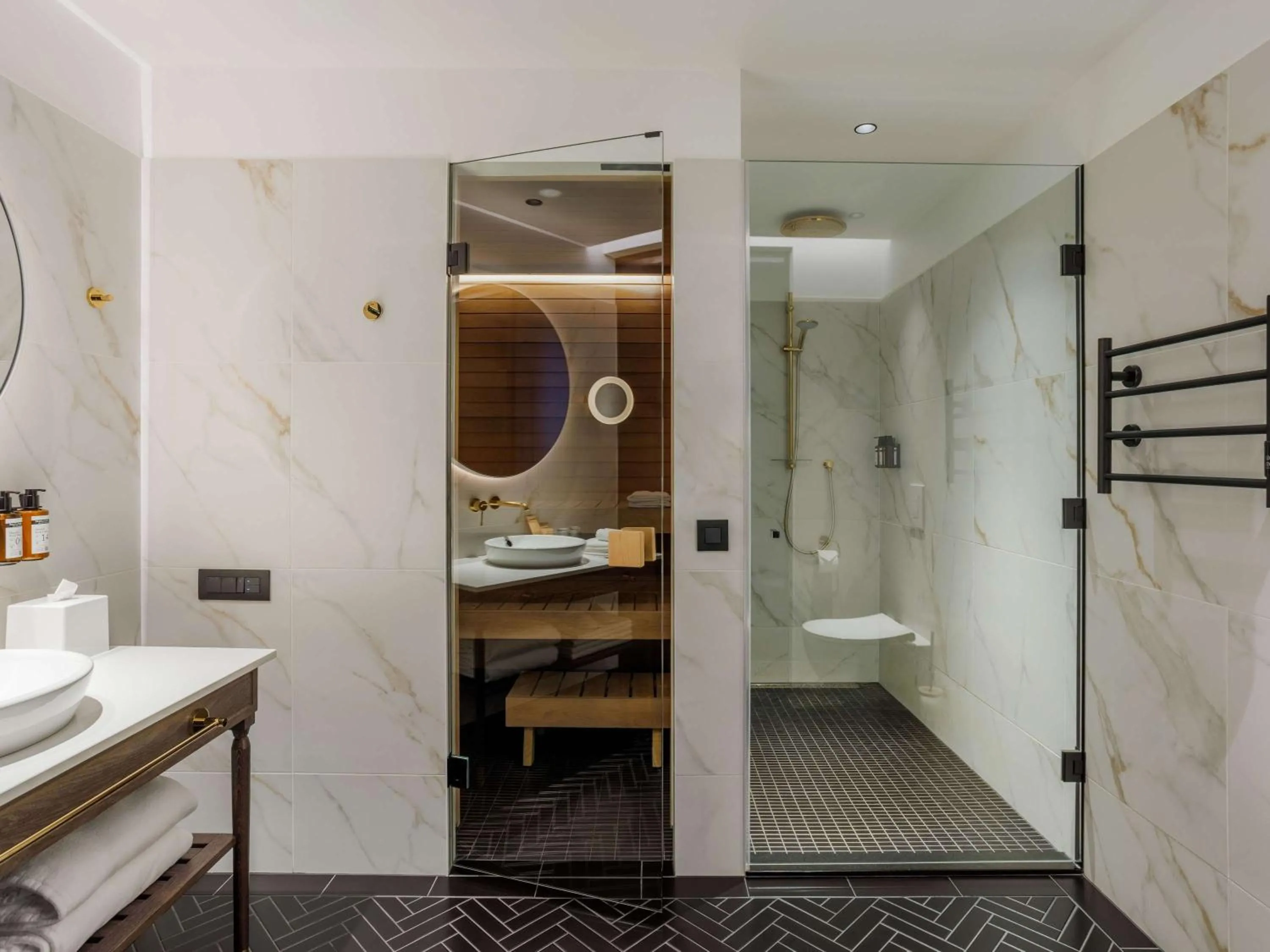 Bathroom in Hotel Lembitu Tallinn