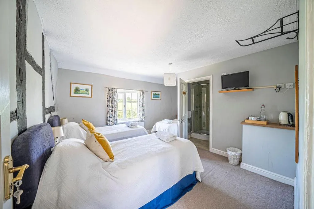 Bed in Cleaver Cottage