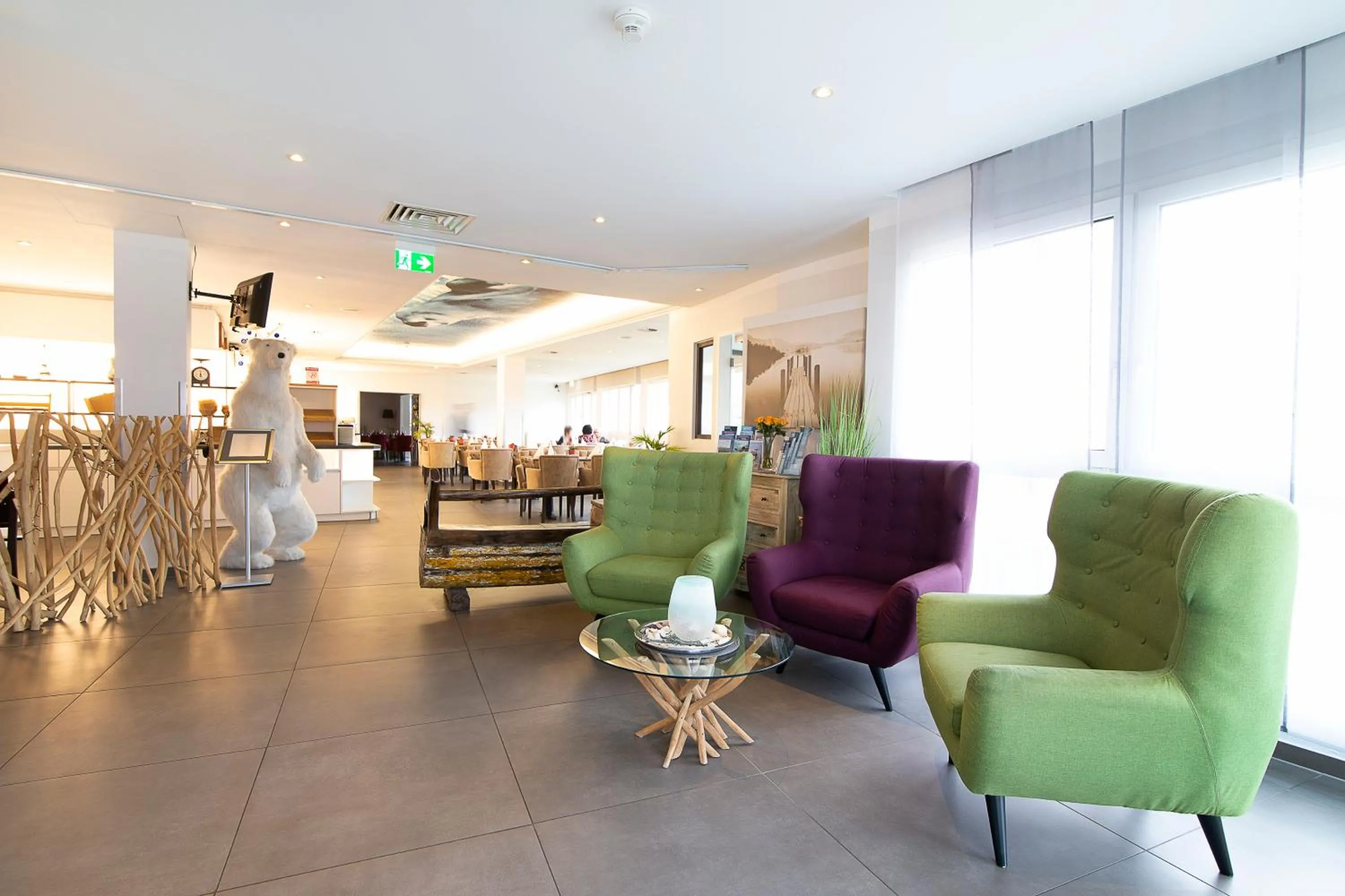 Lobby or reception in Nautic Hotel Bremerhaven