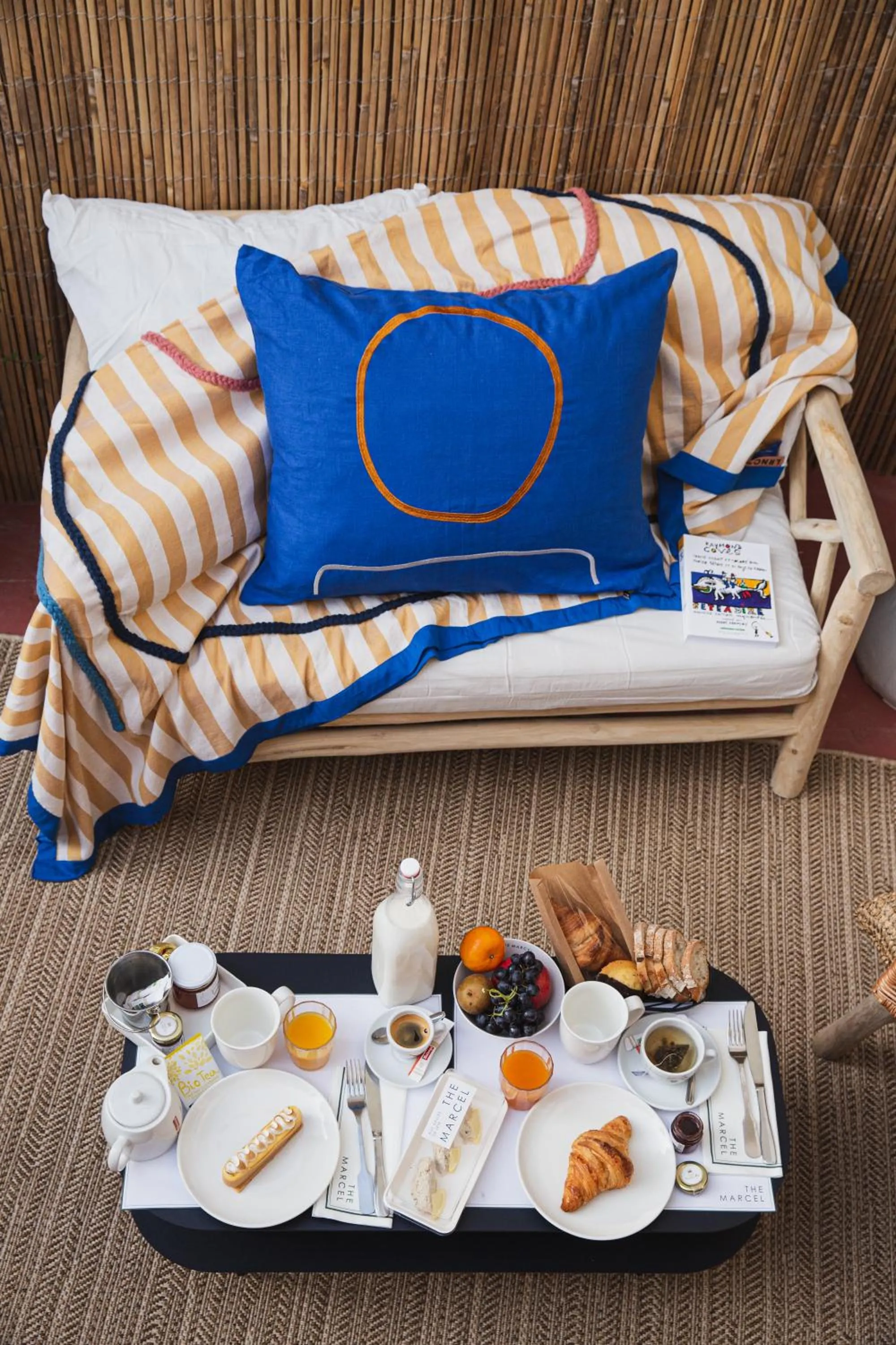 Balcony/Terrace, Bed in Suites The Marcel