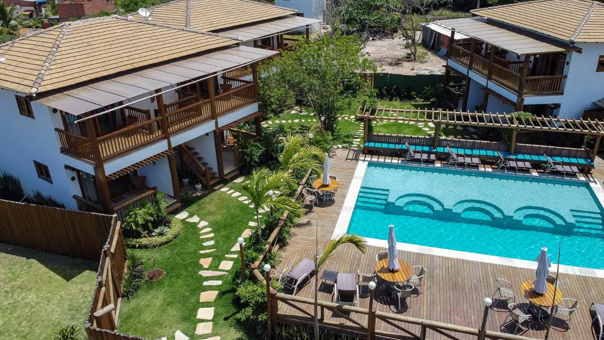 Bird's eye view in Carapitangui Pousada