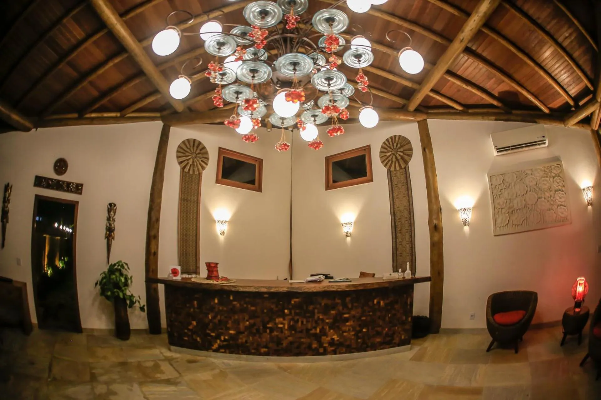 Lobby or reception in Carapitangui Pousada