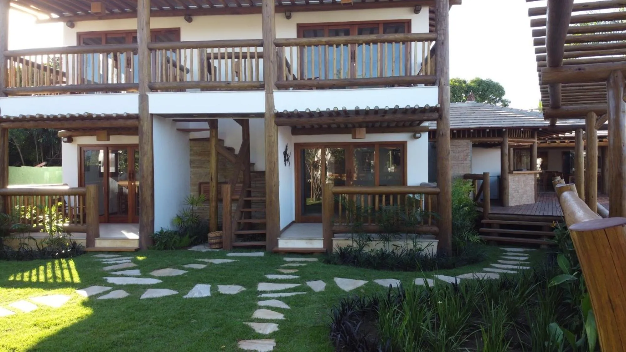 Garden in Carapitangui Pousada