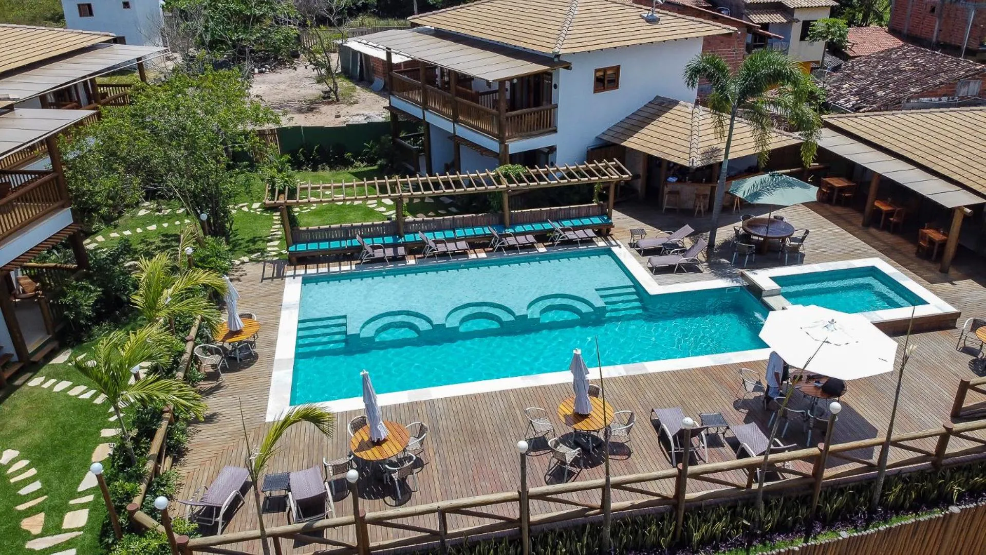 Swimming pool in Carapitangui Pousada