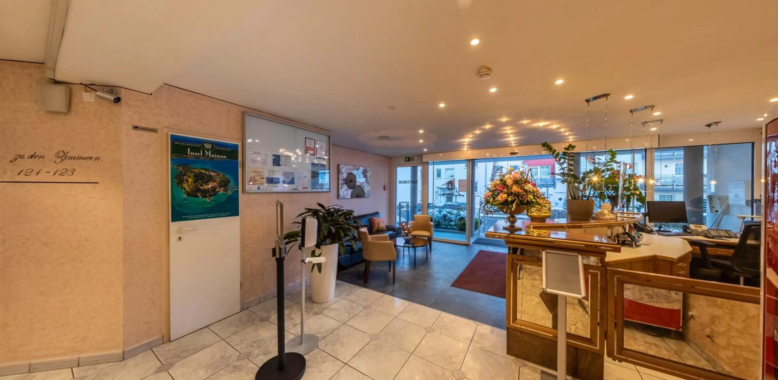 Lobby or reception in Hotel Löwen