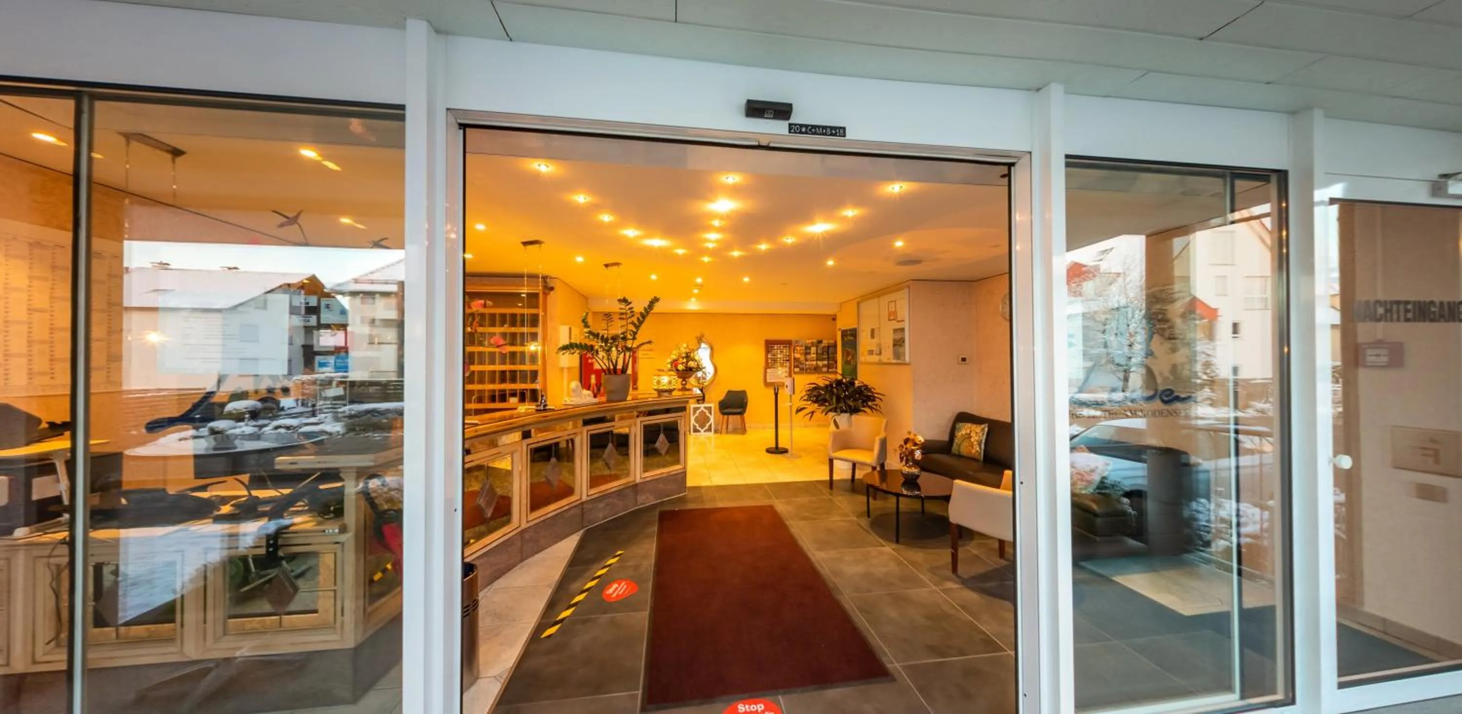 Lobby or reception in Hotel Löwen