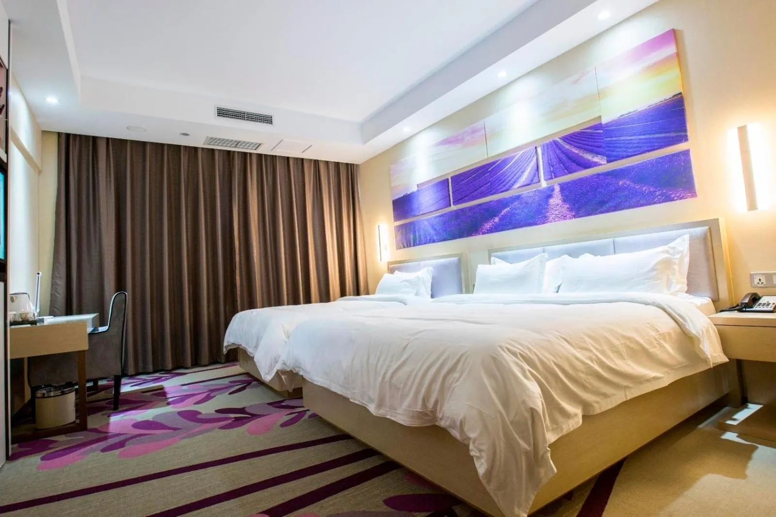 Bed in Lavande Hotels·Dalian Xinghai Park