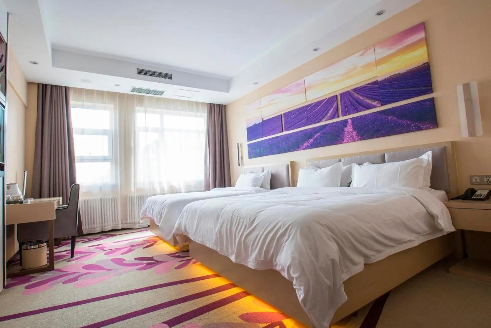 Bed in Lavande Hotels·Dalian Xinghai Park