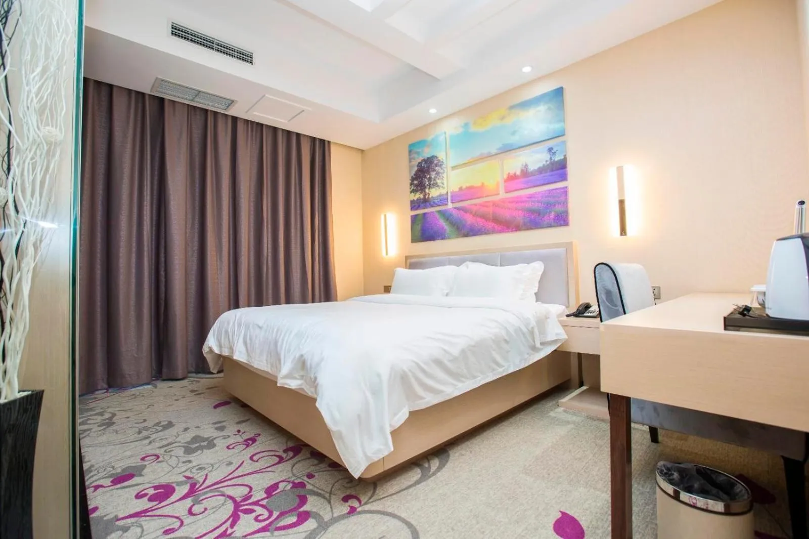 Bed in Lavande Hotels·Dalian Xinghai Park