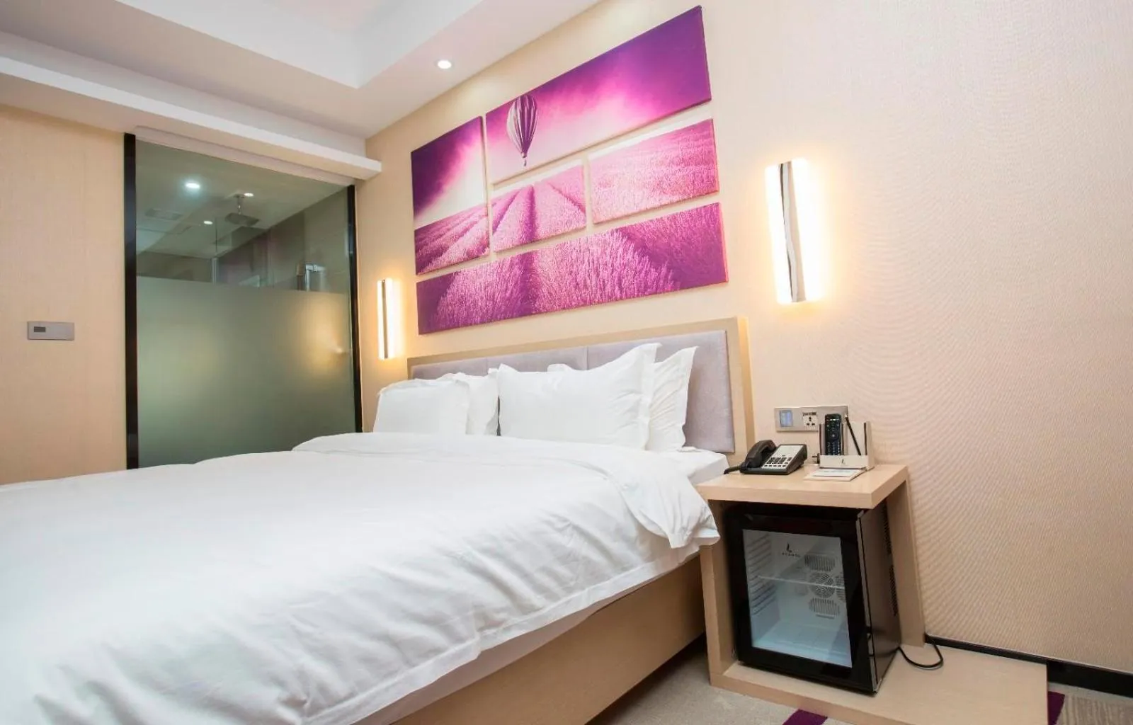 Bed in Lavande Hotels·Dalian Xinghai Park