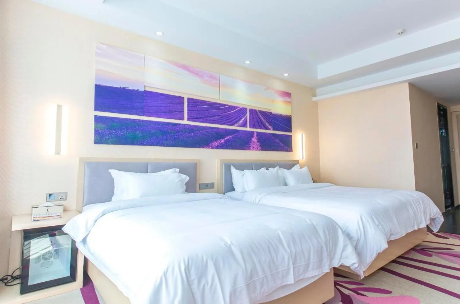 Bed in Lavande Hotels·Dalian Xinghai Park