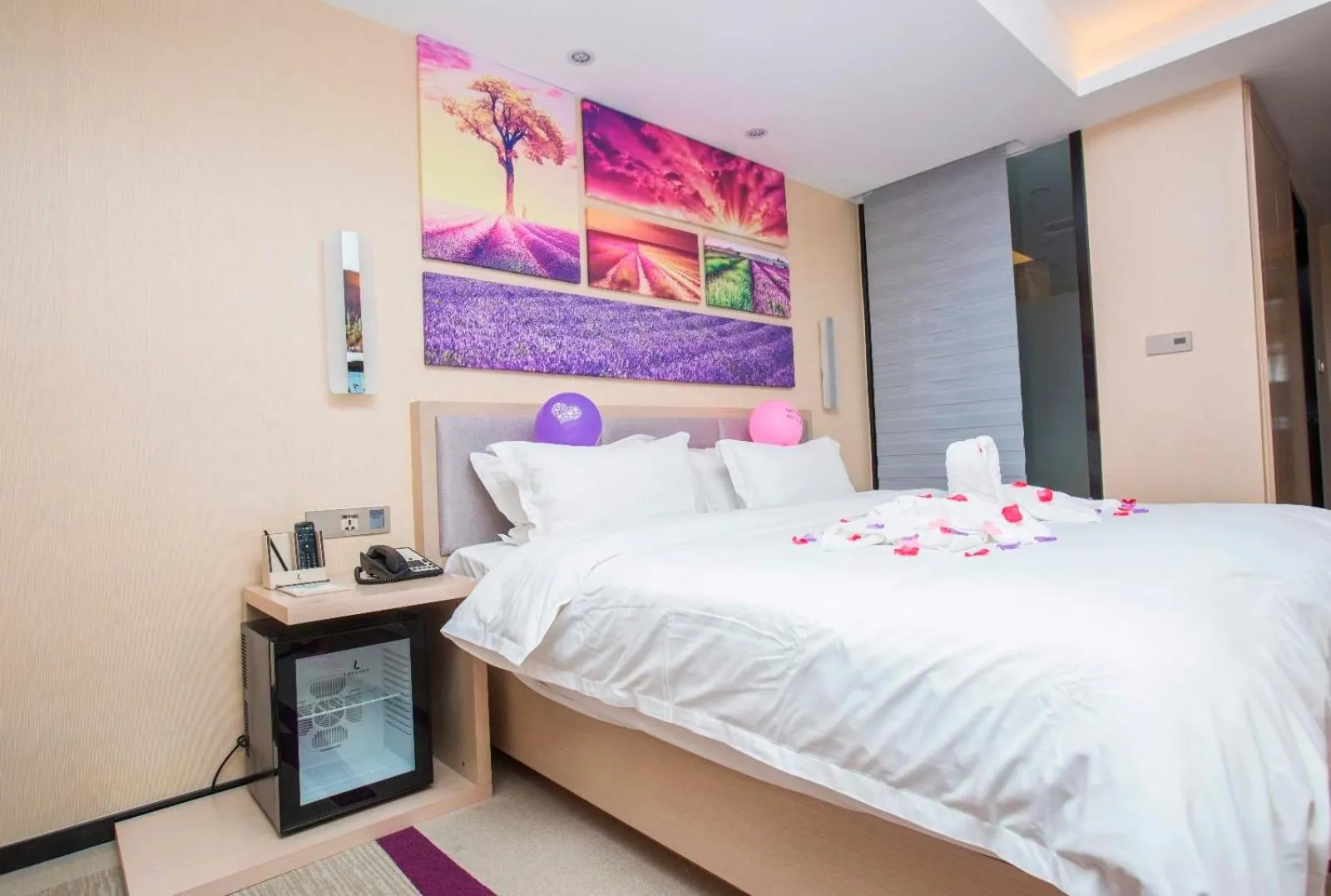 Bed in Lavande Hotels·Dalian Xinghai Park