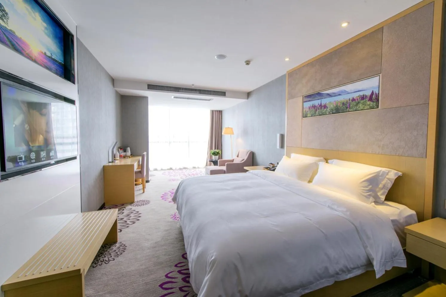 Bed in Lavande Hotels·Chengdu Shuangliu International Airport