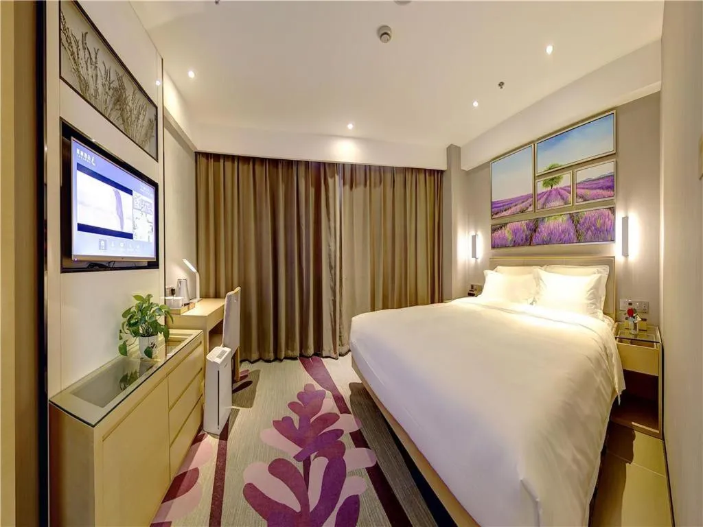 Bed in Lavande Hotel Chengdu Dafeng Shixi Park Subway Station