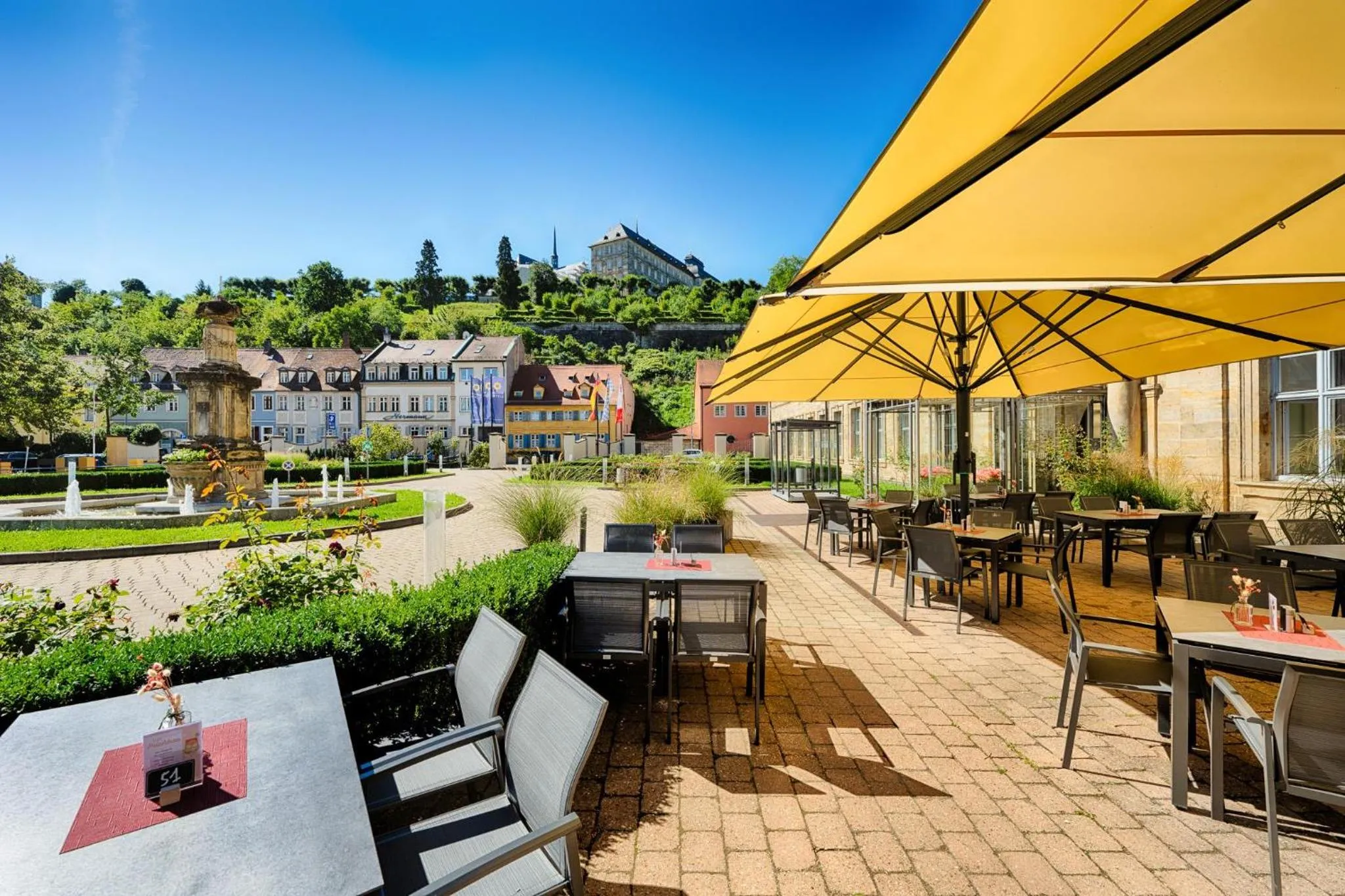 Balcony/Terrace in Welcome Hotel Residenzschloss Bamberg