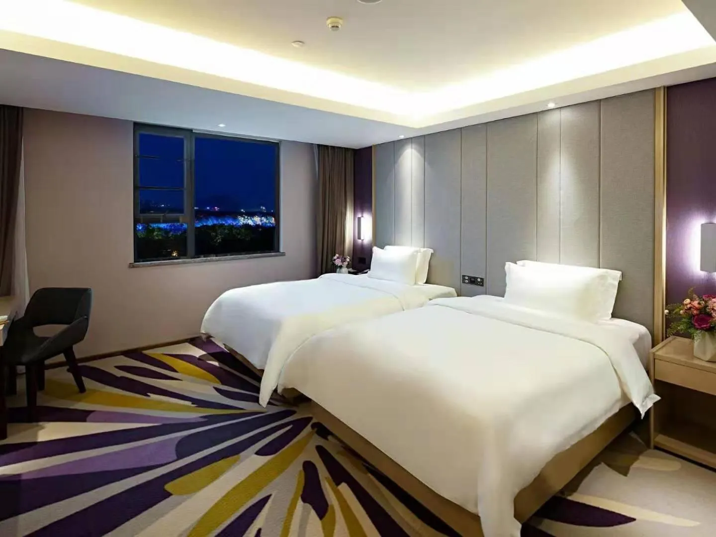 Bed in Lavande Hotels·Guilin Central Square Elephant Trunk Hill Scenic Area