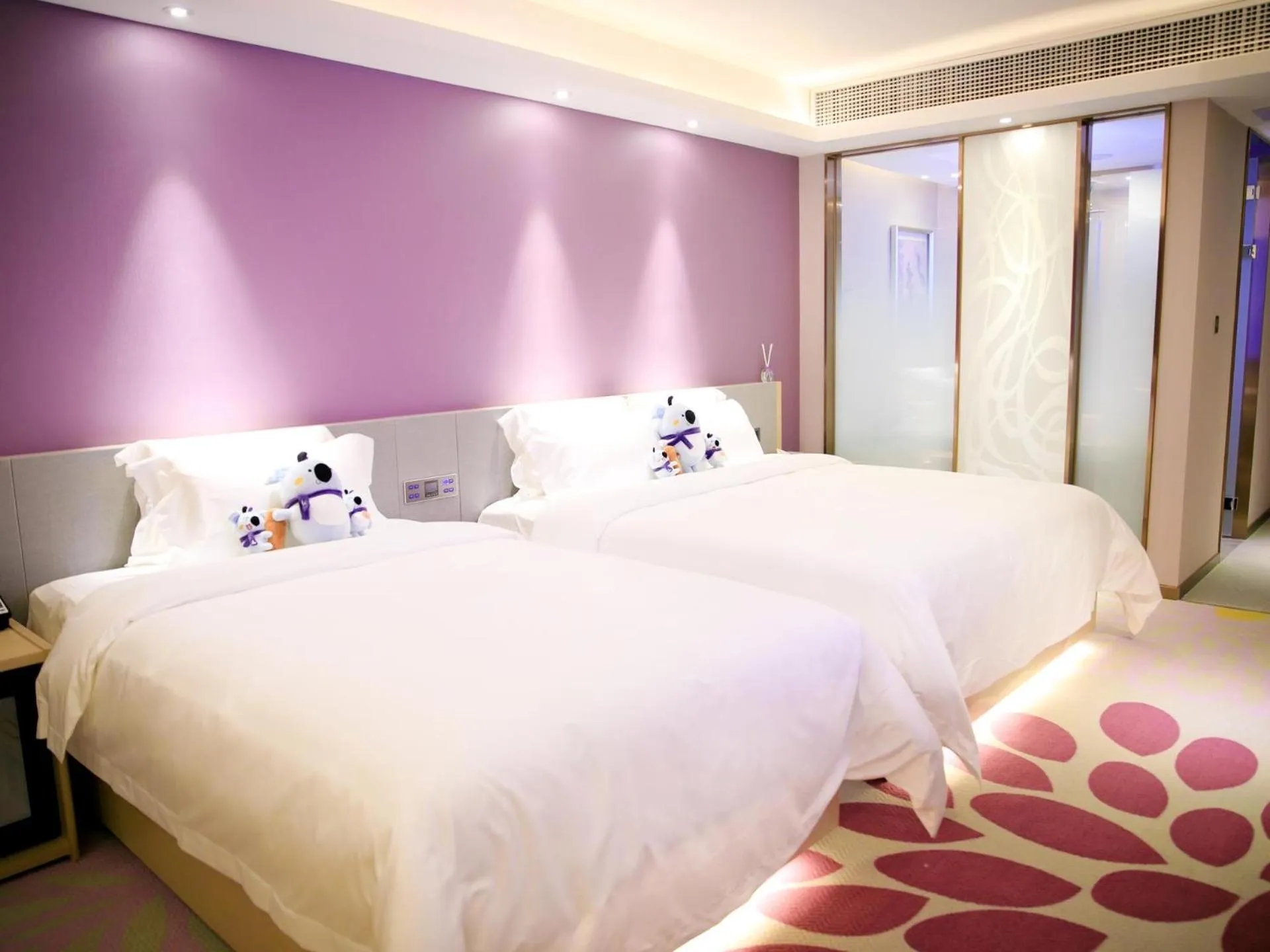 Bed in Lavande Hotels·Shenzhen North Railway Station Longhua Bus Terminal