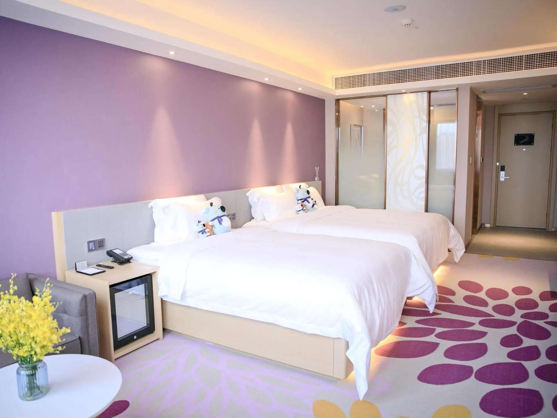 Bed in Lavande Hotels·Shenzhen North Railway Station Longhua Bus Terminal