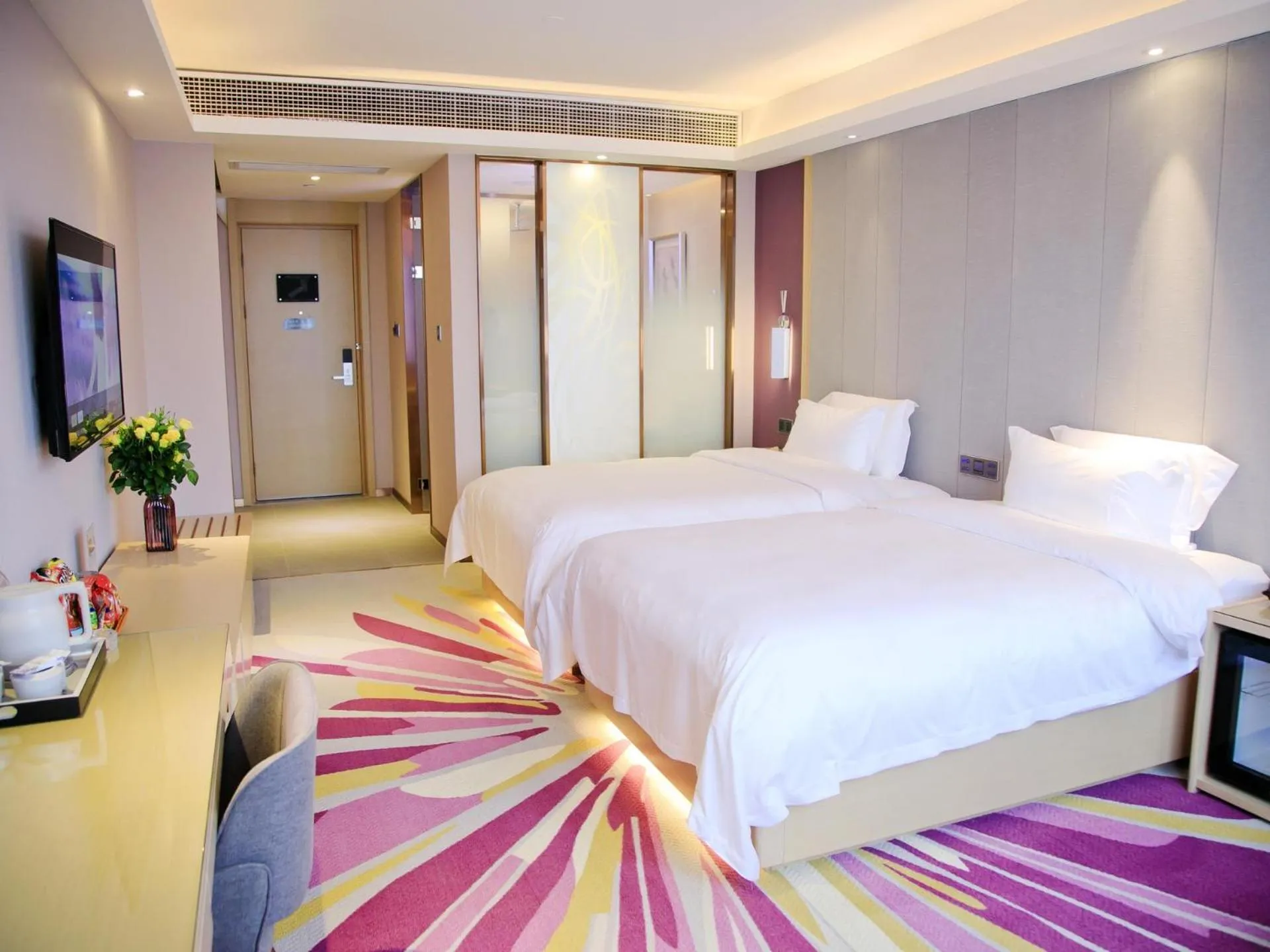 Bed in Lavande Hotels·Shenzhen North Railway Station Longhua Bus Terminal