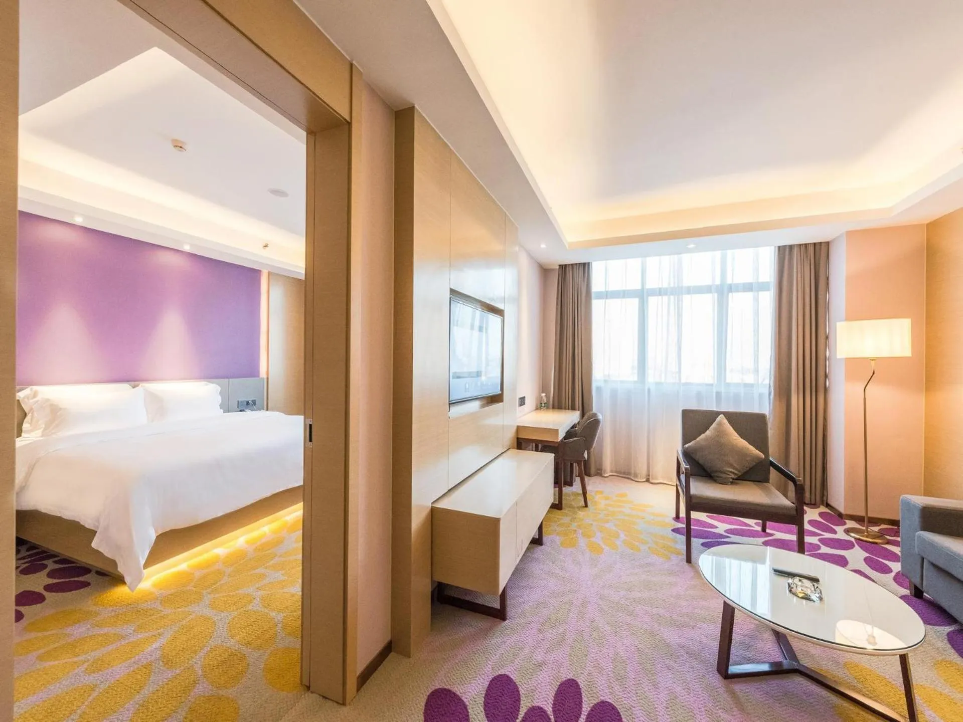 Bed in Lavande Hotels·Foshan Zhoucun Ligang Road Xunfenggang Metro Station