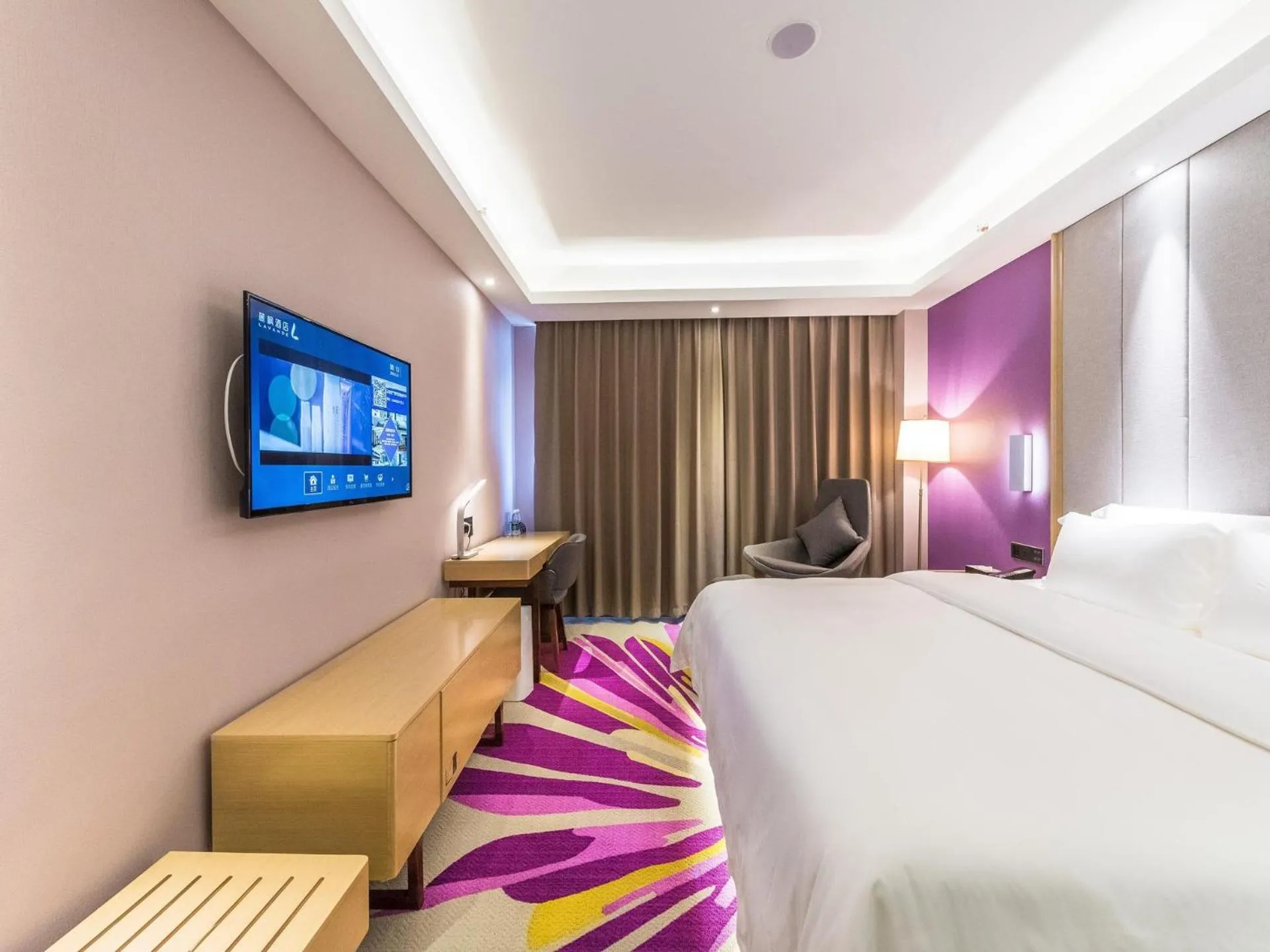 Bed in Lavande Hotels·Foshan Zhoucun Ligang Road Xunfenggang Metro Station