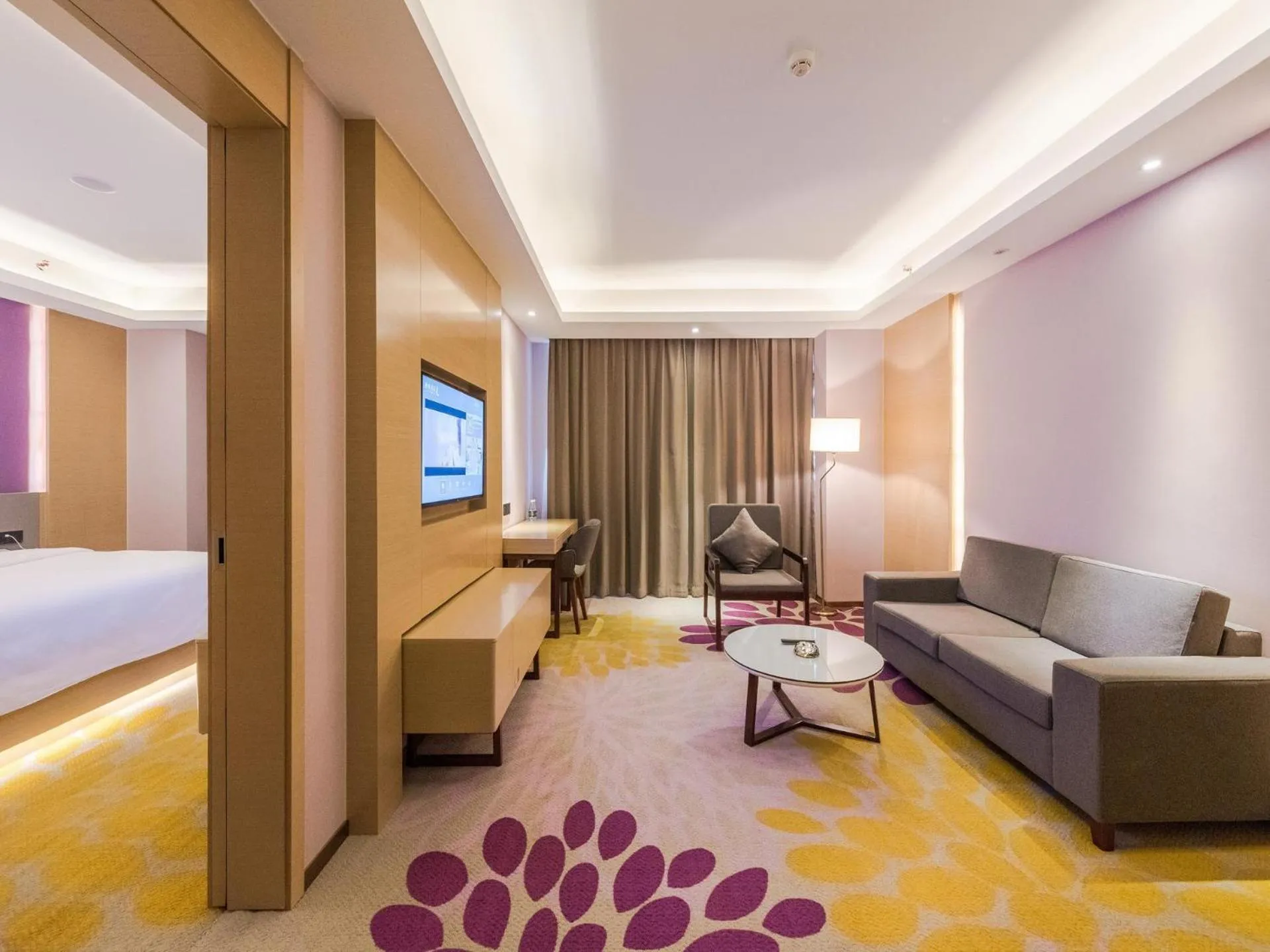 Bed in Lavande Hotels·Foshan Zhoucun Ligang Road Xunfenggang Metro Station