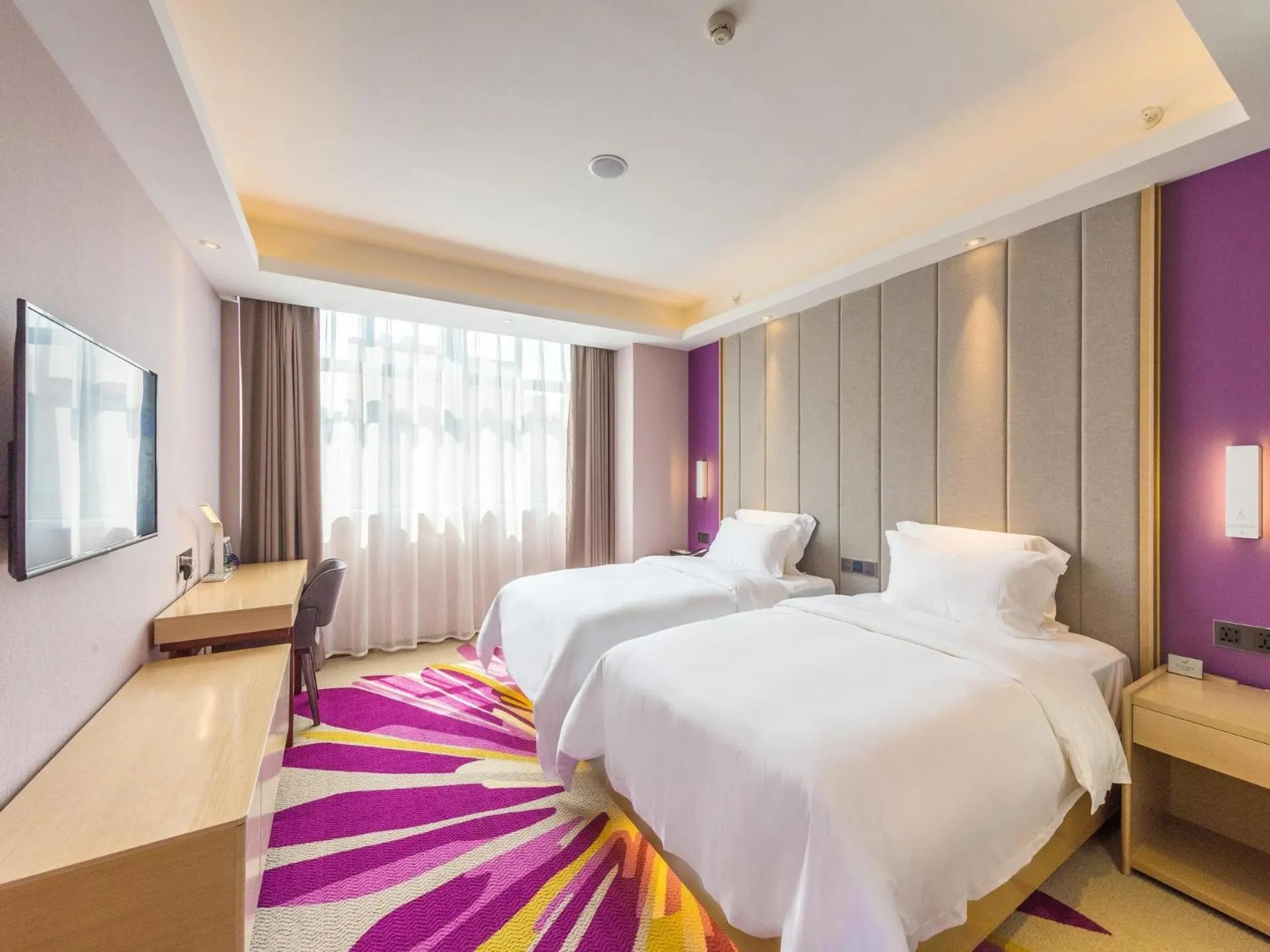 Bed in Lavande Hotels·Foshan Zhoucun Ligang Road Xunfenggang Metro Station