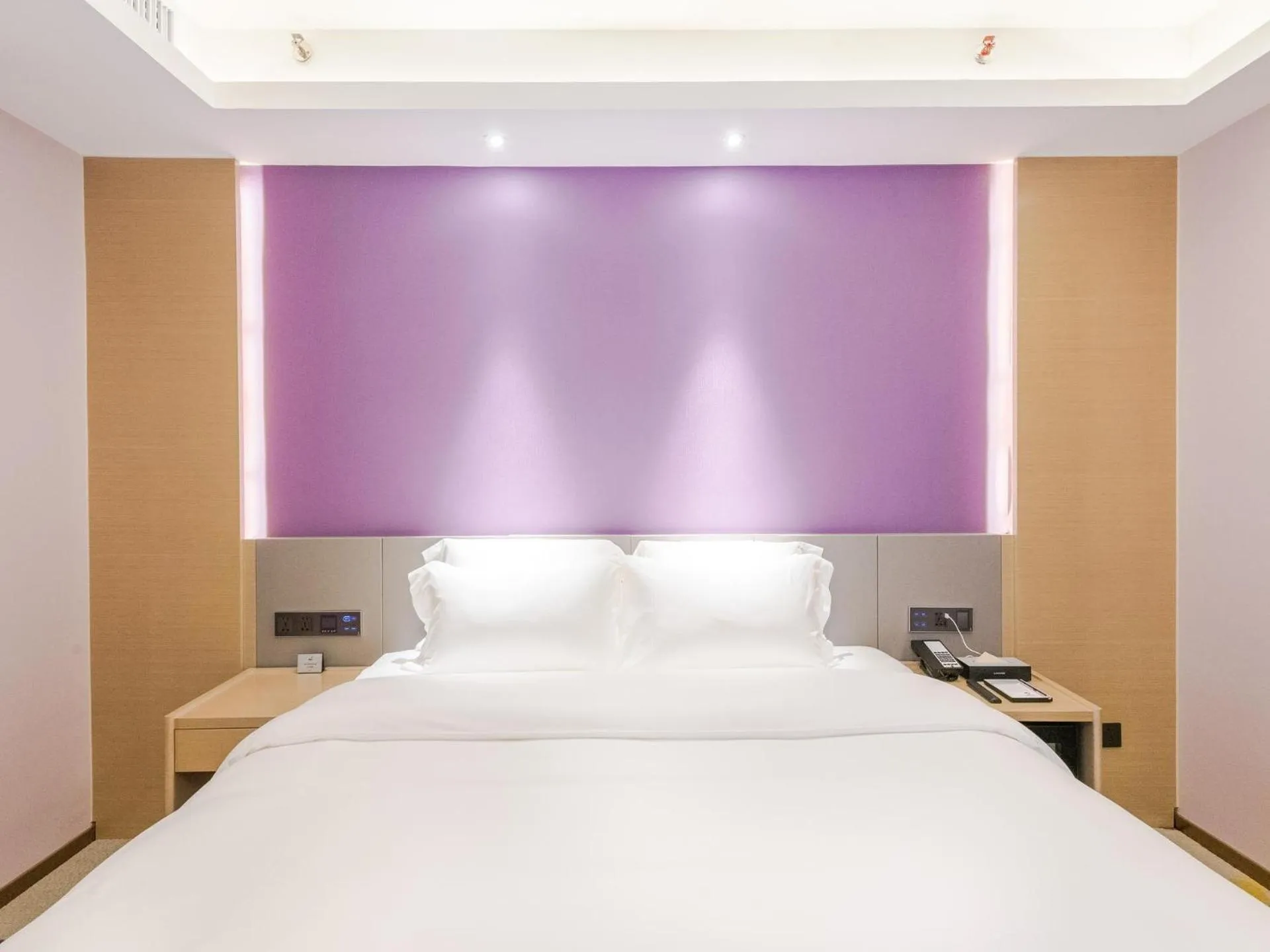 Bed in Lavande Hotels·Foshan Zhoucun Ligang Road Xunfenggang Metro Station