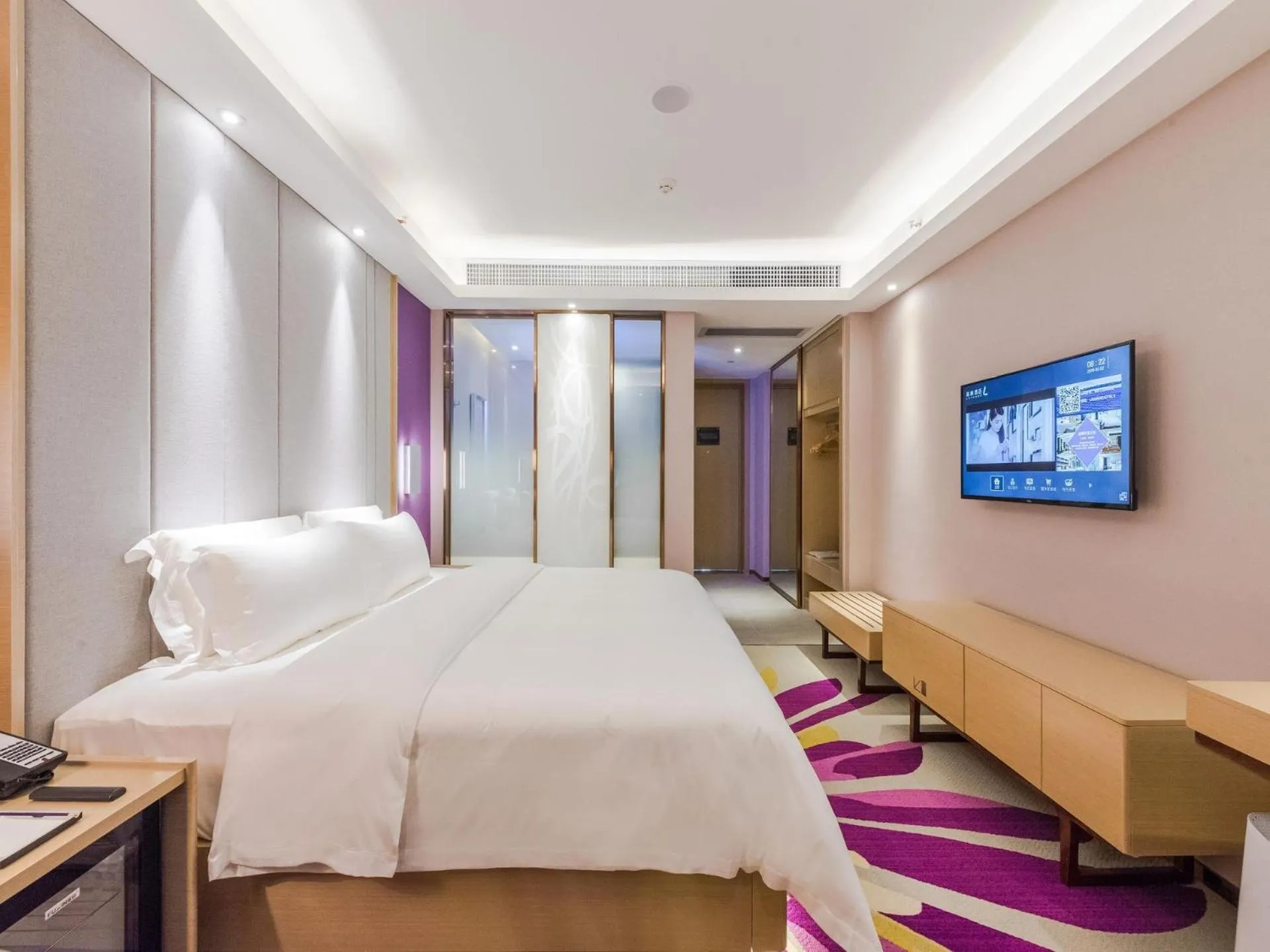 Bed in Lavande Hotels·Foshan Zhoucun Ligang Road Xunfenggang Metro Station