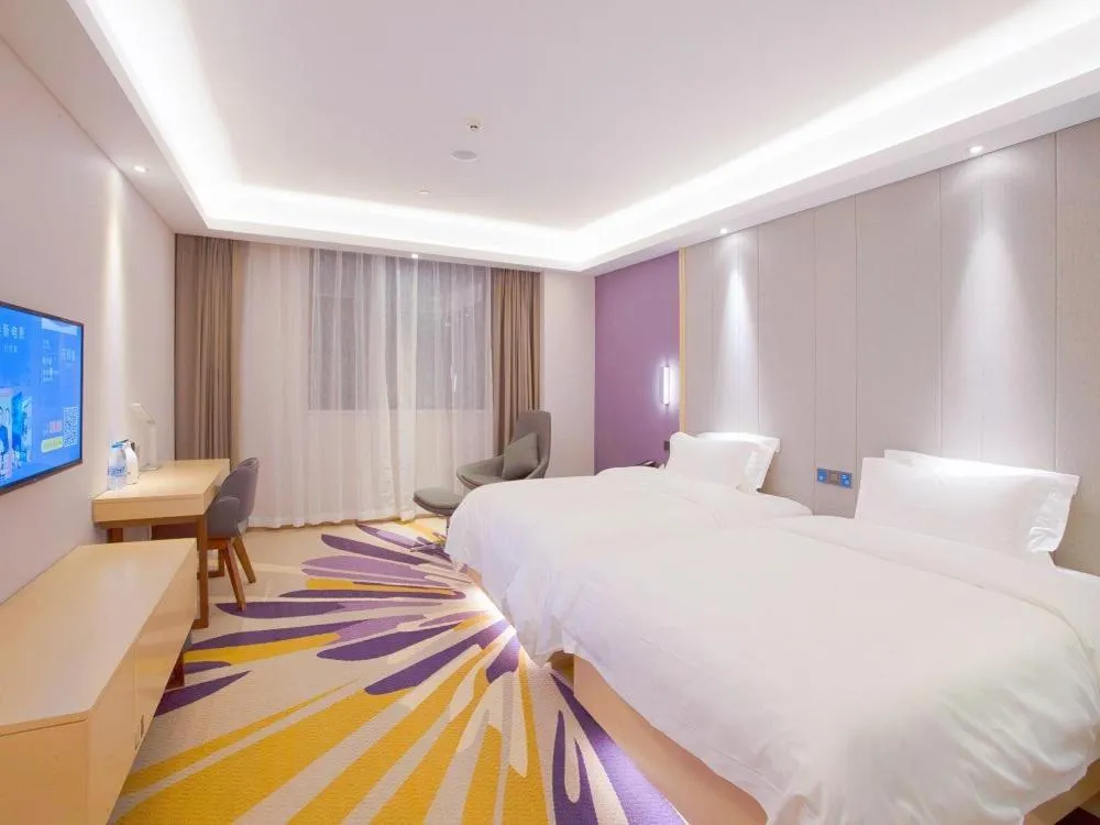 Bed in Lavande Hotels·Nanjing South of Olympic Stadium Daishan New Town