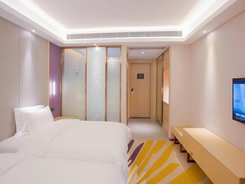 Bed in Lavande Hotels·Nanjing South of Olympic Stadium Daishan New Town