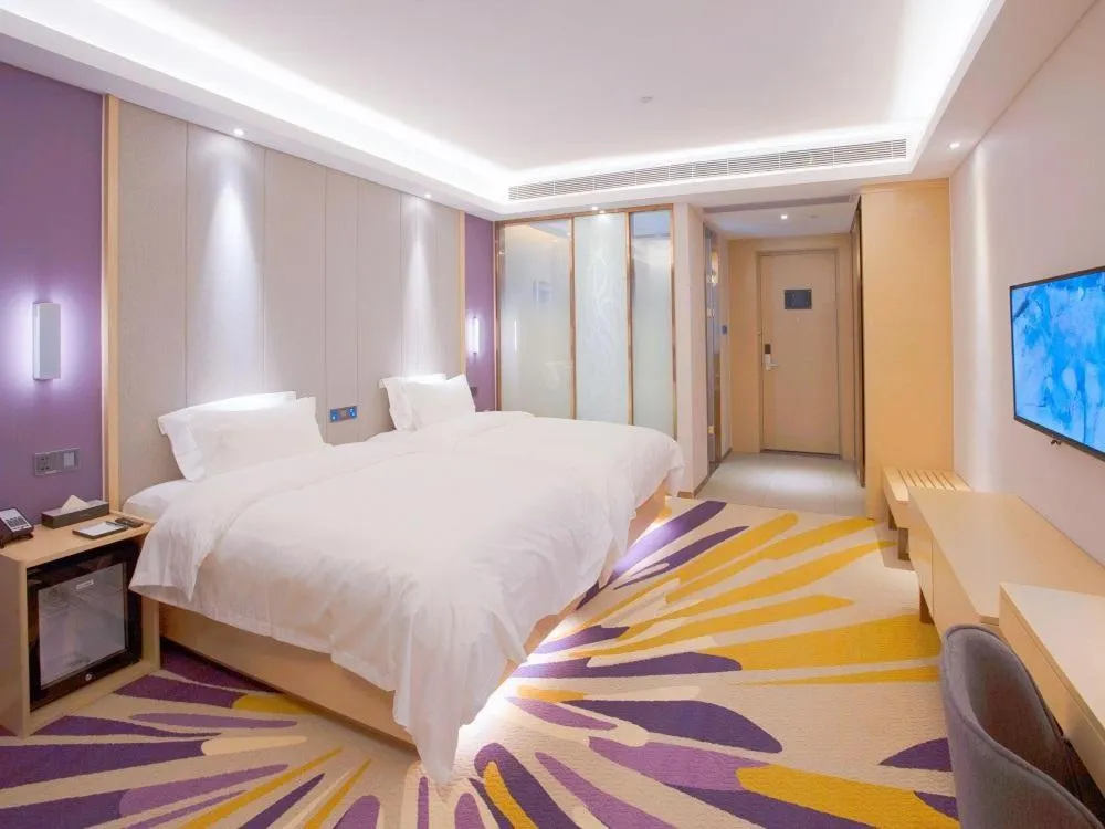 Bed in Lavande Hotels·Nanjing South of Olympic Stadium Daishan New Town