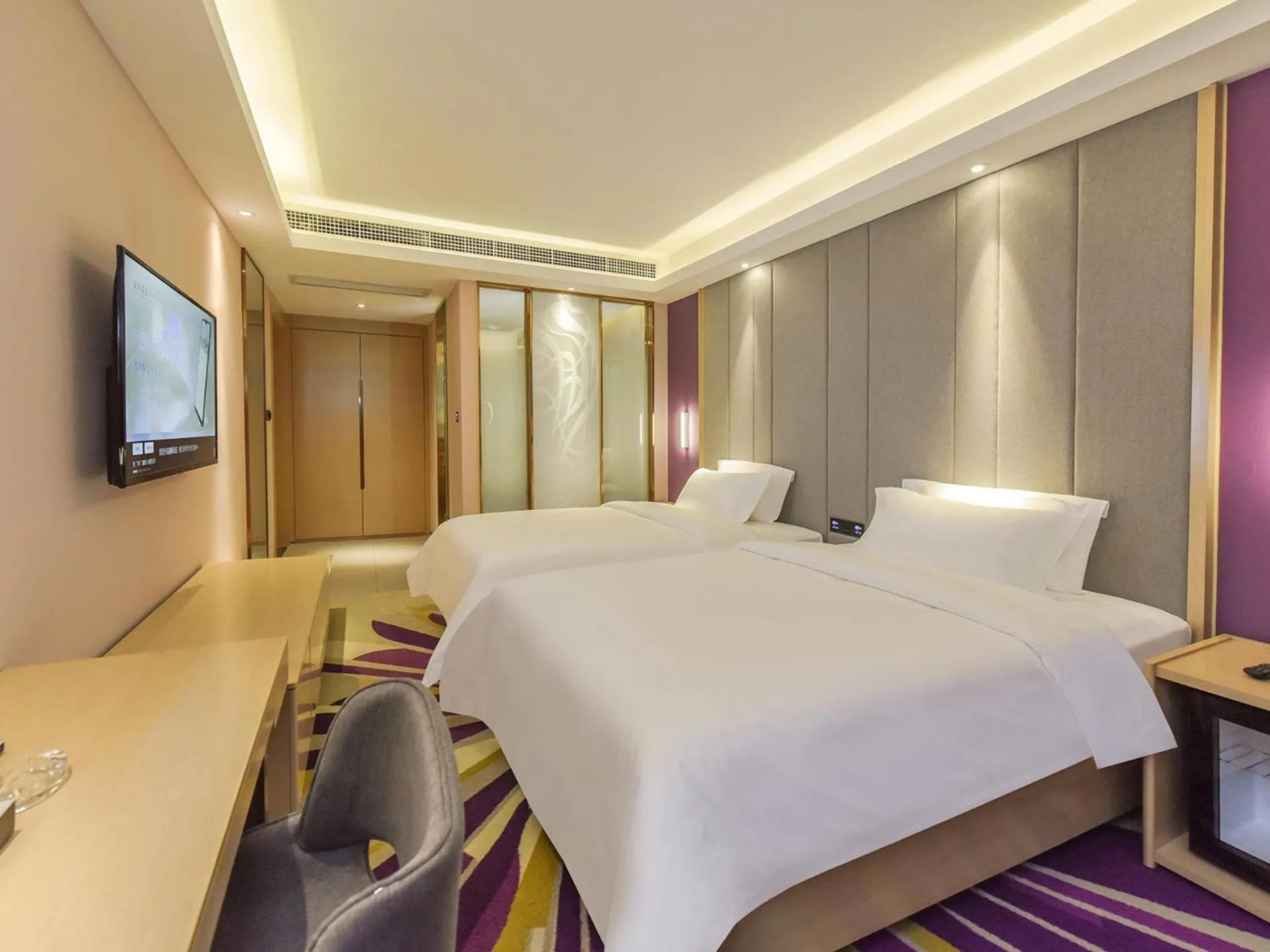 Bed in Lavande Hotel Chongqing Nanping Pedestrian Street Convention and Exhibition Center
