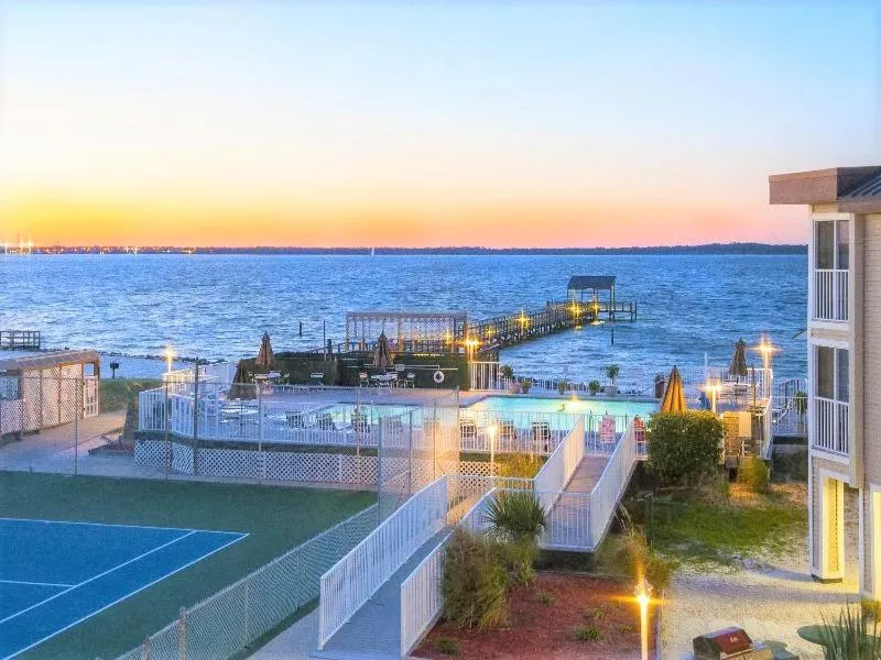 Bird's eye view in GetAways at Soundside Holiday Beach Resort