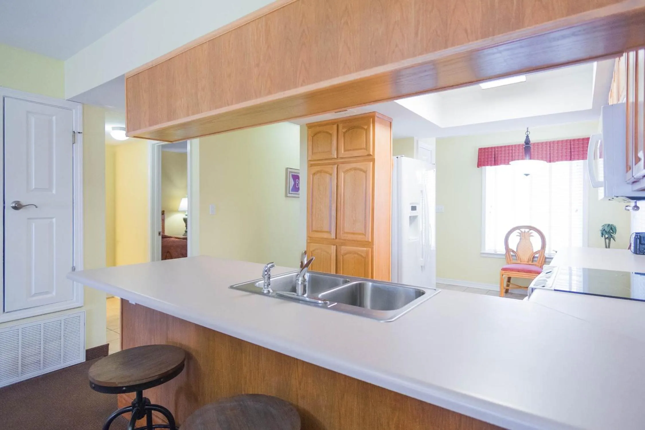 Kitchen or kitchenette in GetAways at Soundside Holiday Beach Resort