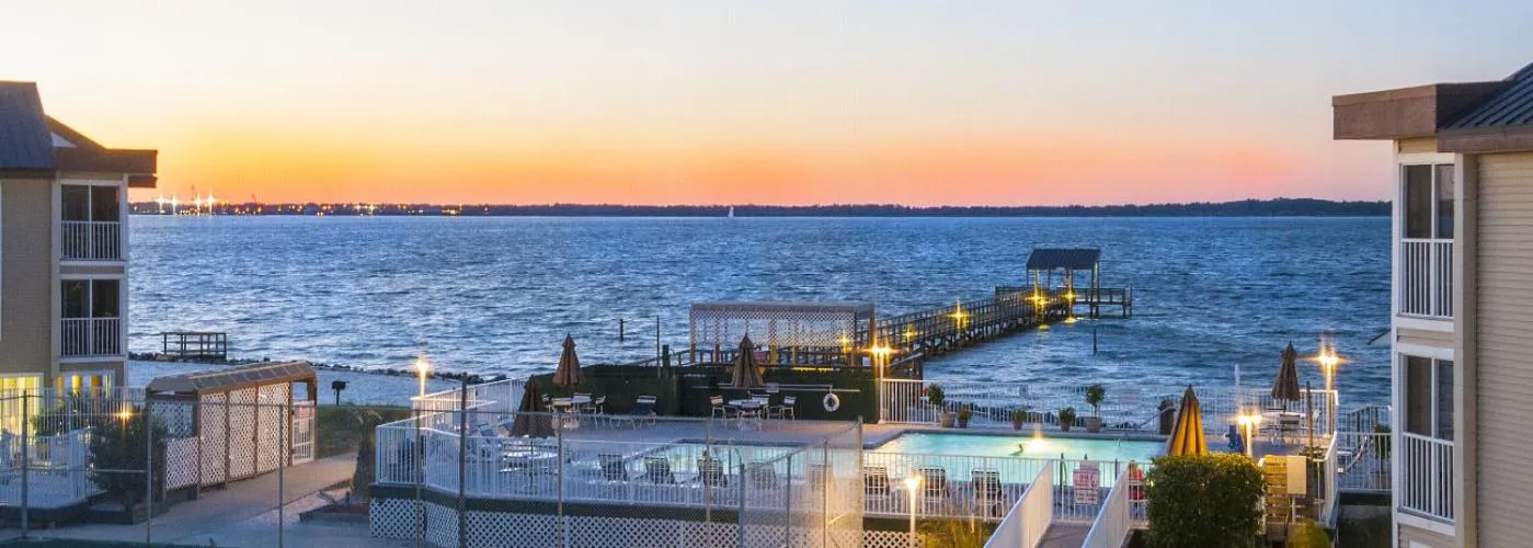 Bird's eye view in GetAways at Soundside Holiday Beach Resort